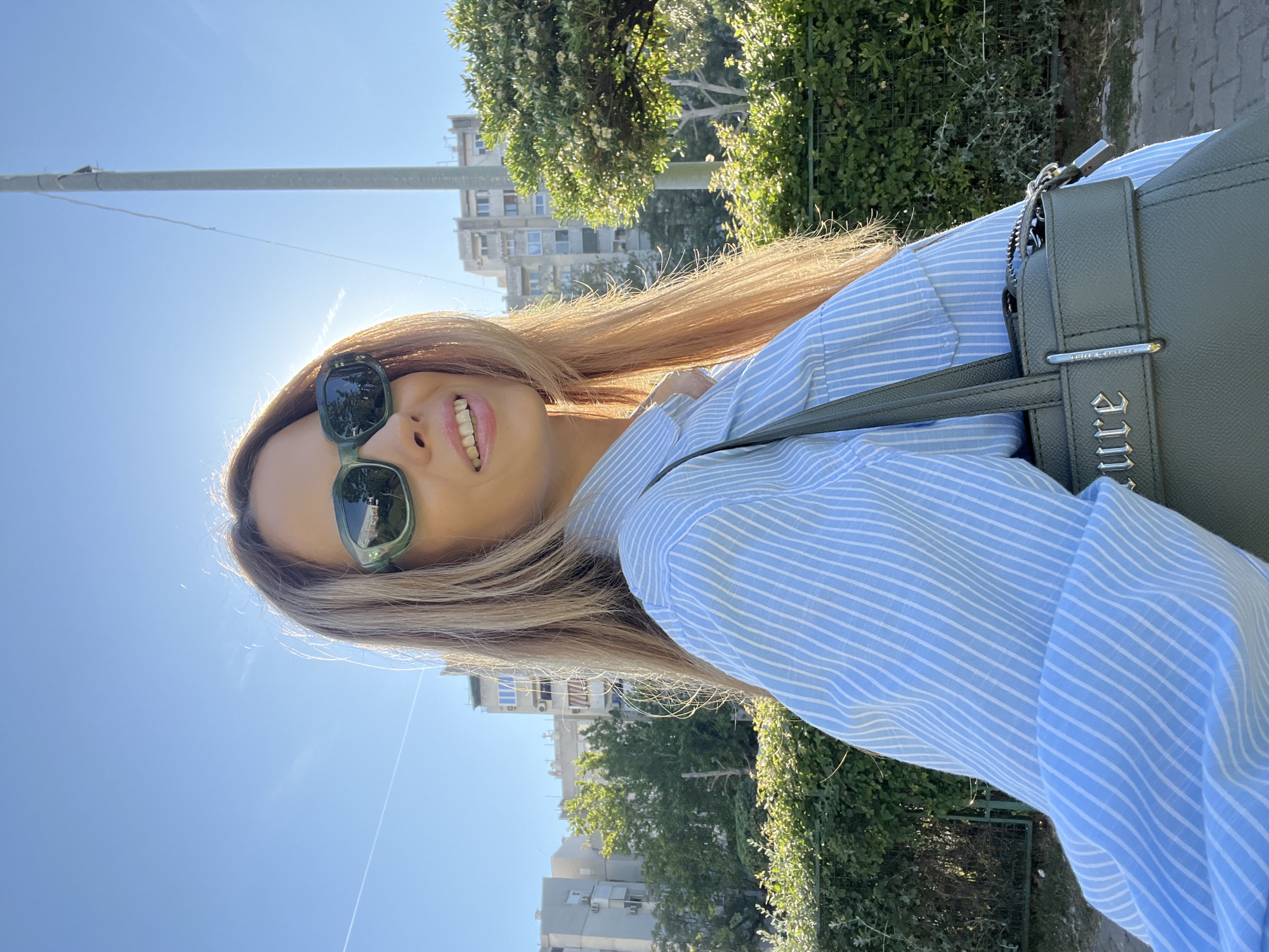Woman captures sunny selfie moment in Montenegro