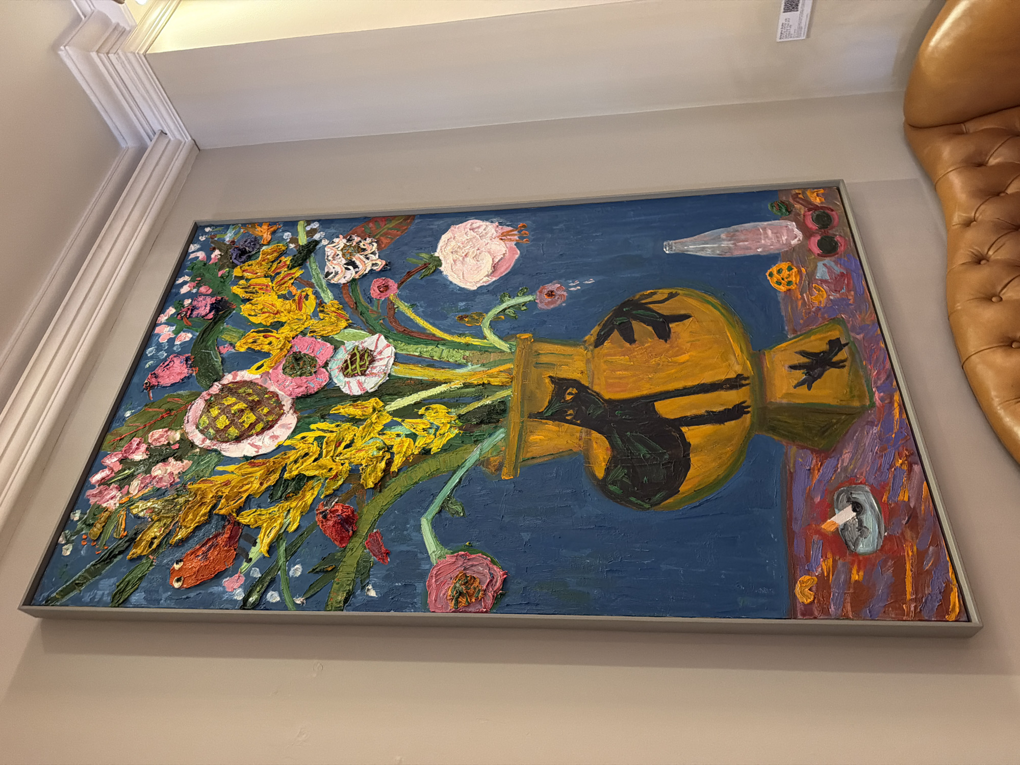Ornate hotel interior with artwork documented in Cape Town