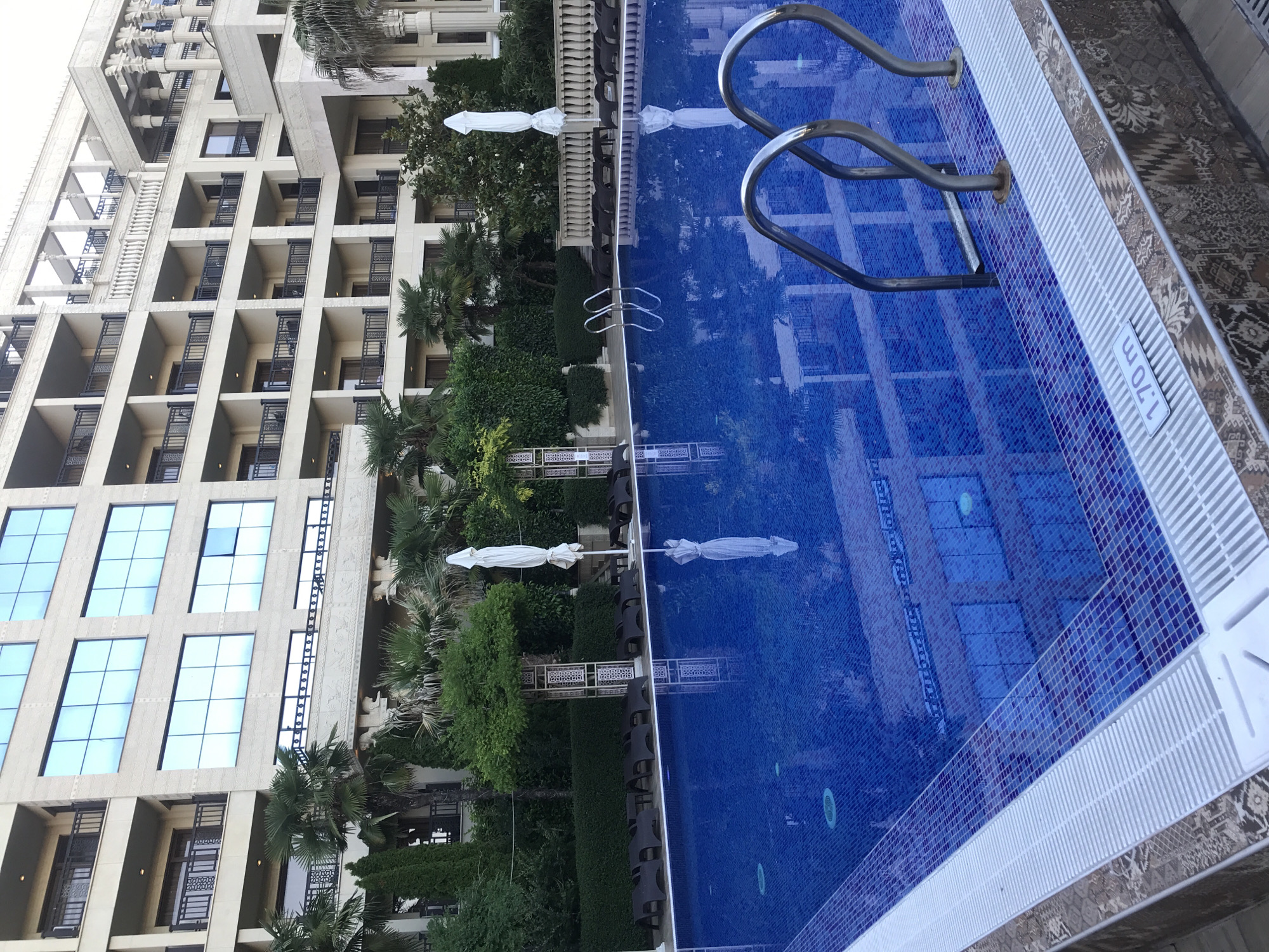 Grand Hotel Varna pool area and gardens documentation