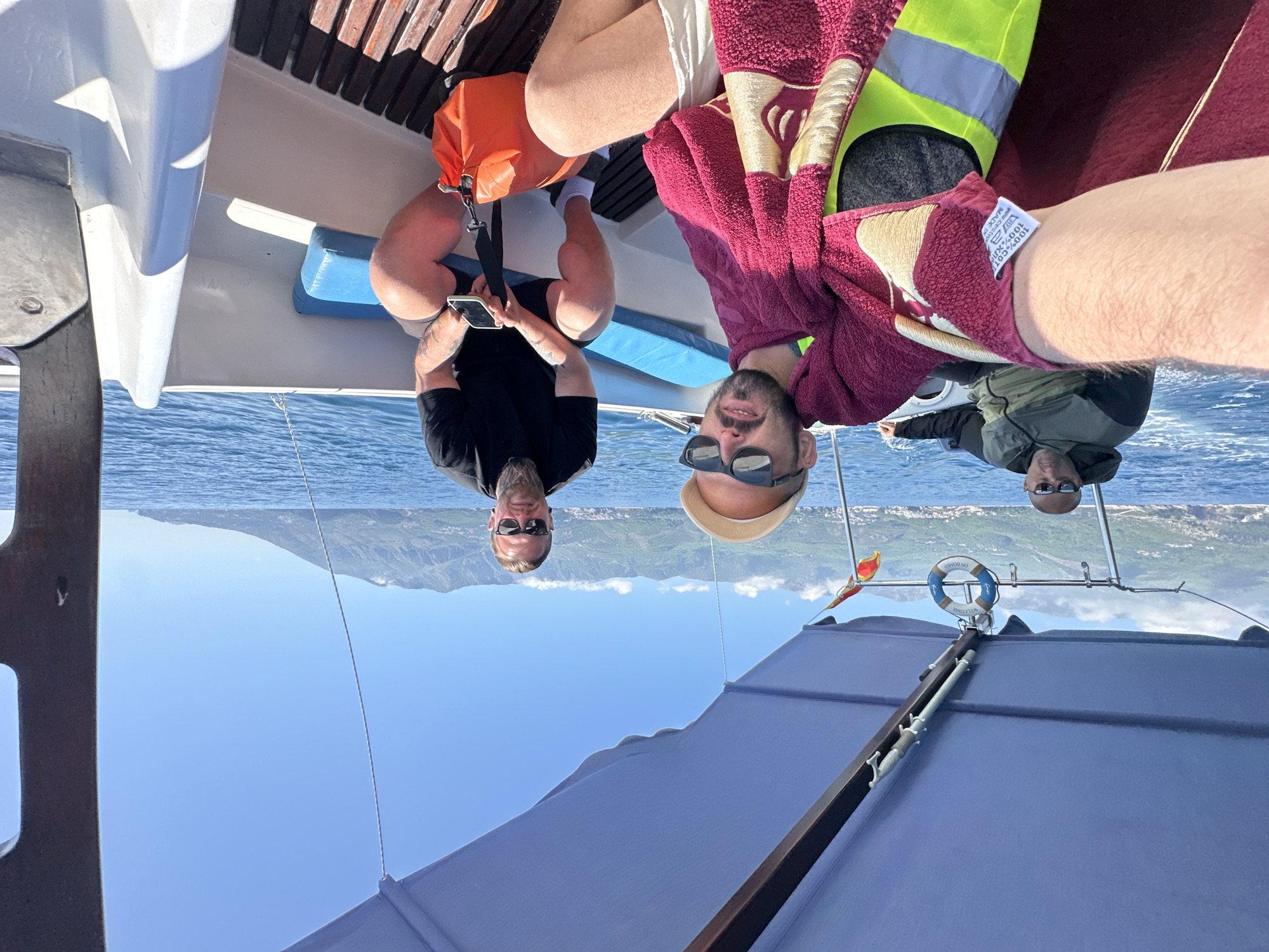Boat excursion captures scenic Adriatic coastline near Budva, Montenegro