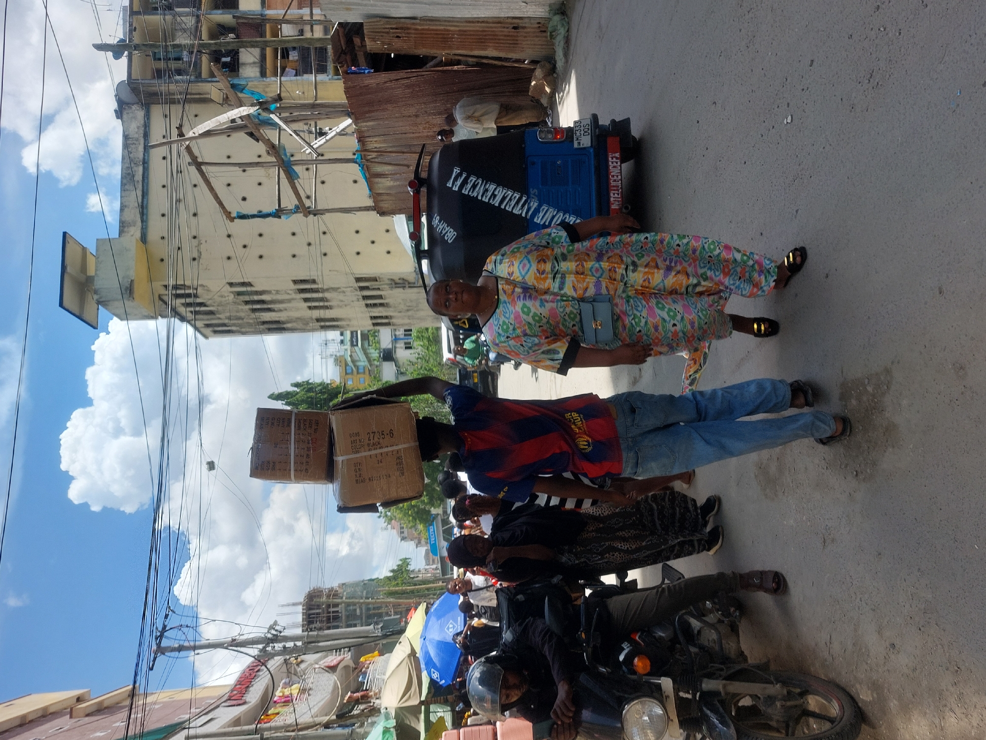 Busy street life documented in downtown Dar es Salaam