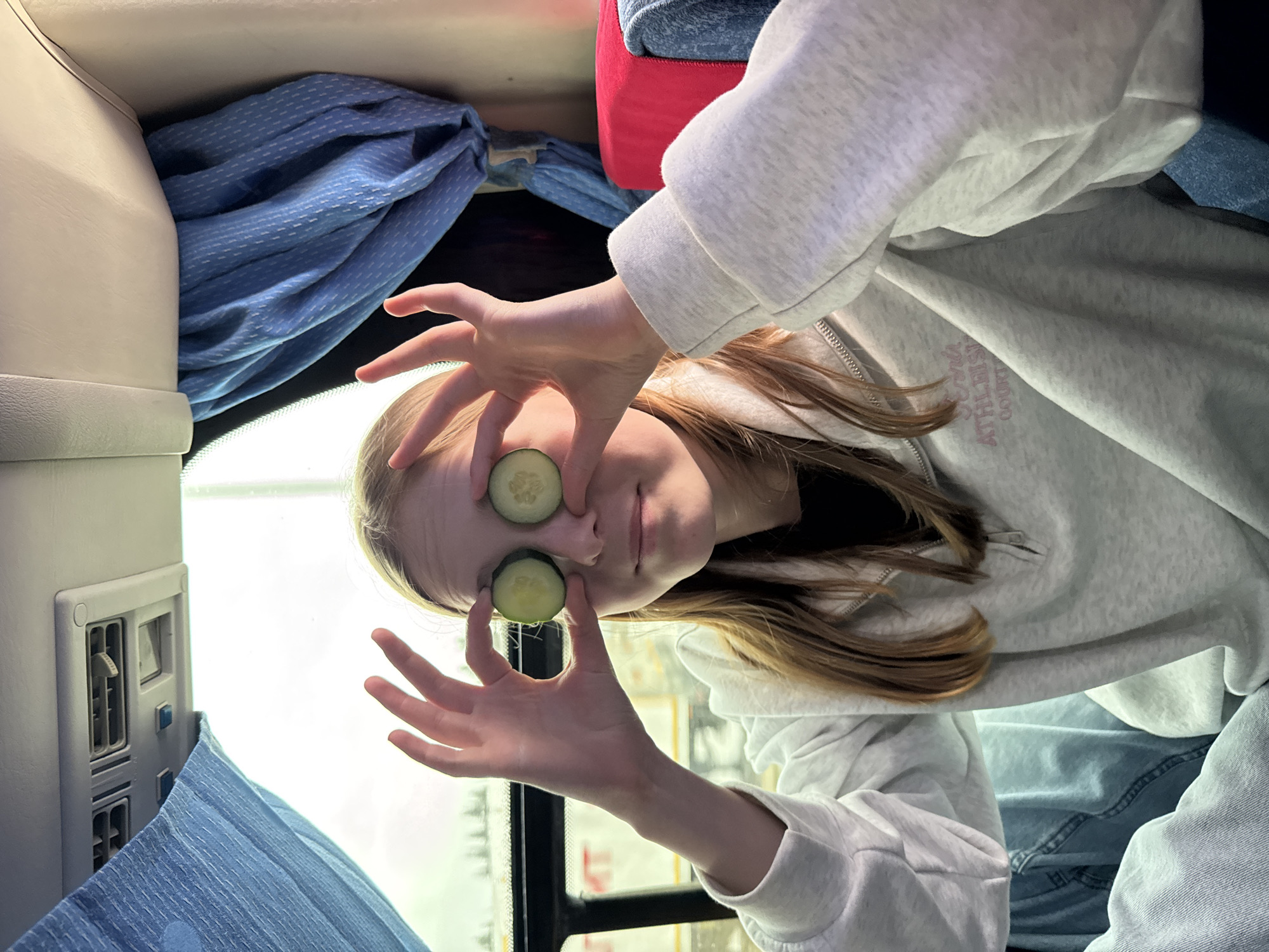 Cucumber eye treatment observed in vehicle in Yanychi, Russia