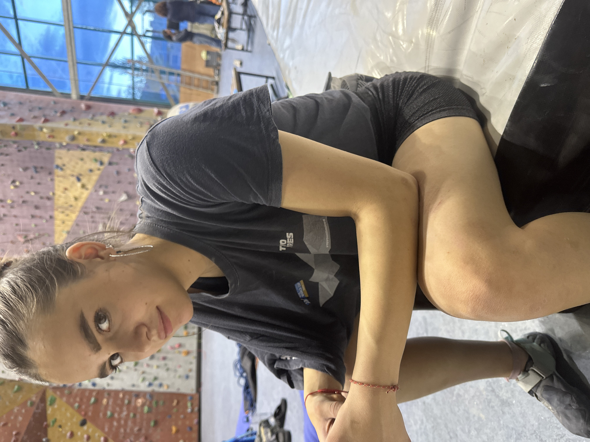 Climbing gym session documented in Sofia, Bulgaria