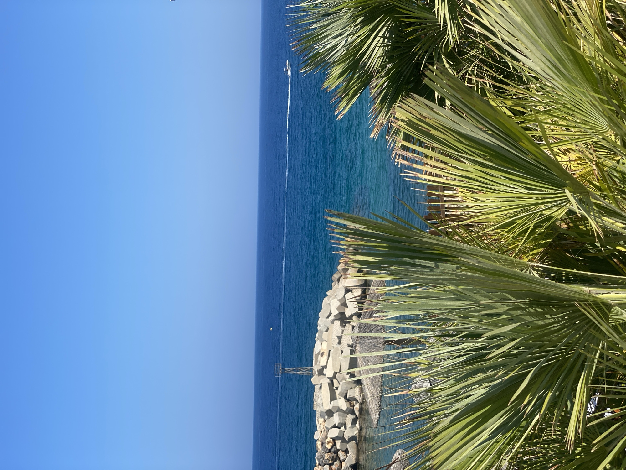 Morning walkthrough of a beachfront resort in Panormos, Crete
