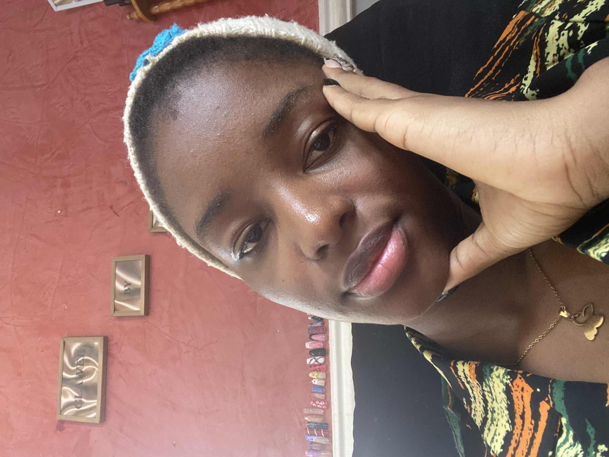 Selfie session in Jos with peanut butter on the side