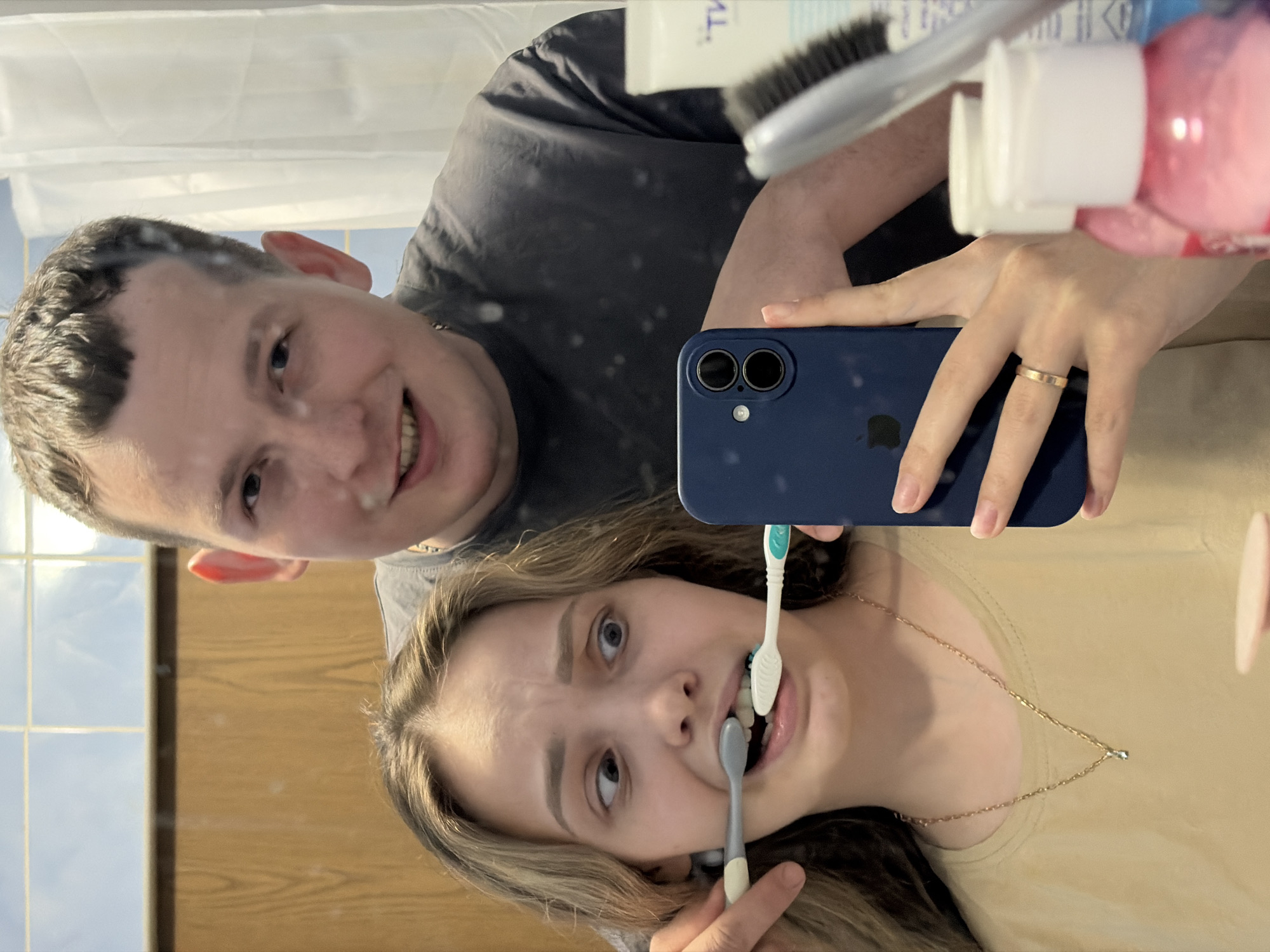 Couple shares intimate domestic moments in Chaikovsky home