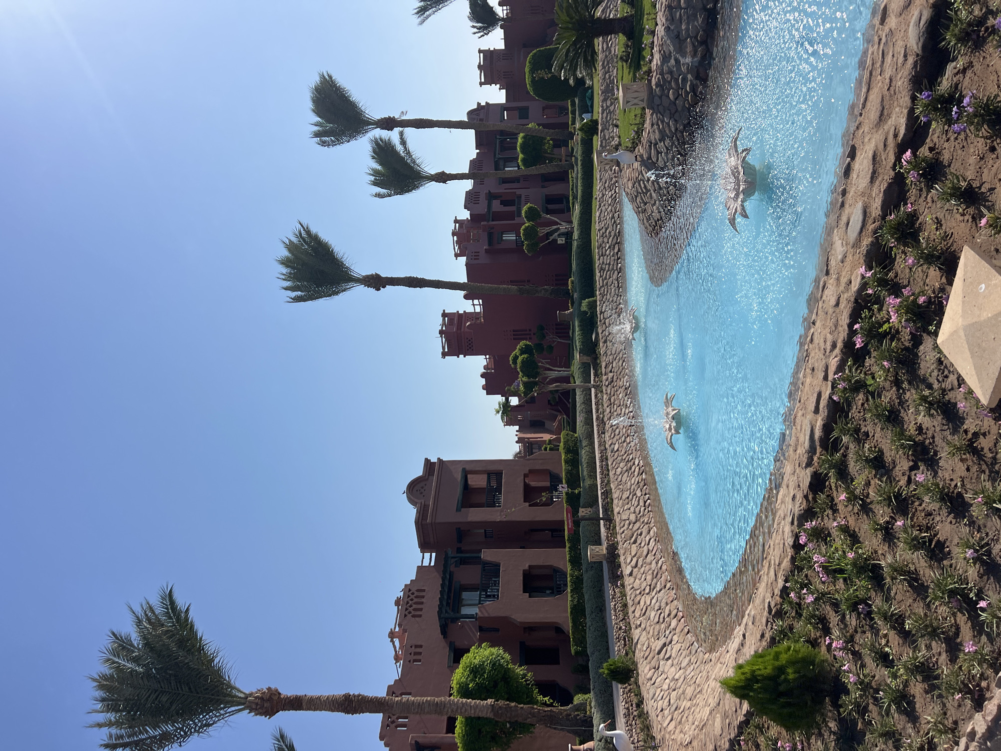 Selfies and resort scenes at a Sharm El Sheikh hotel complex