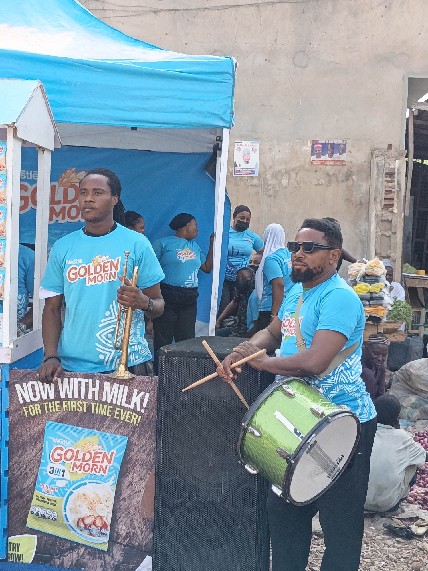 Nestle Golden Morn promotional event held in Kawaji, Nigeria