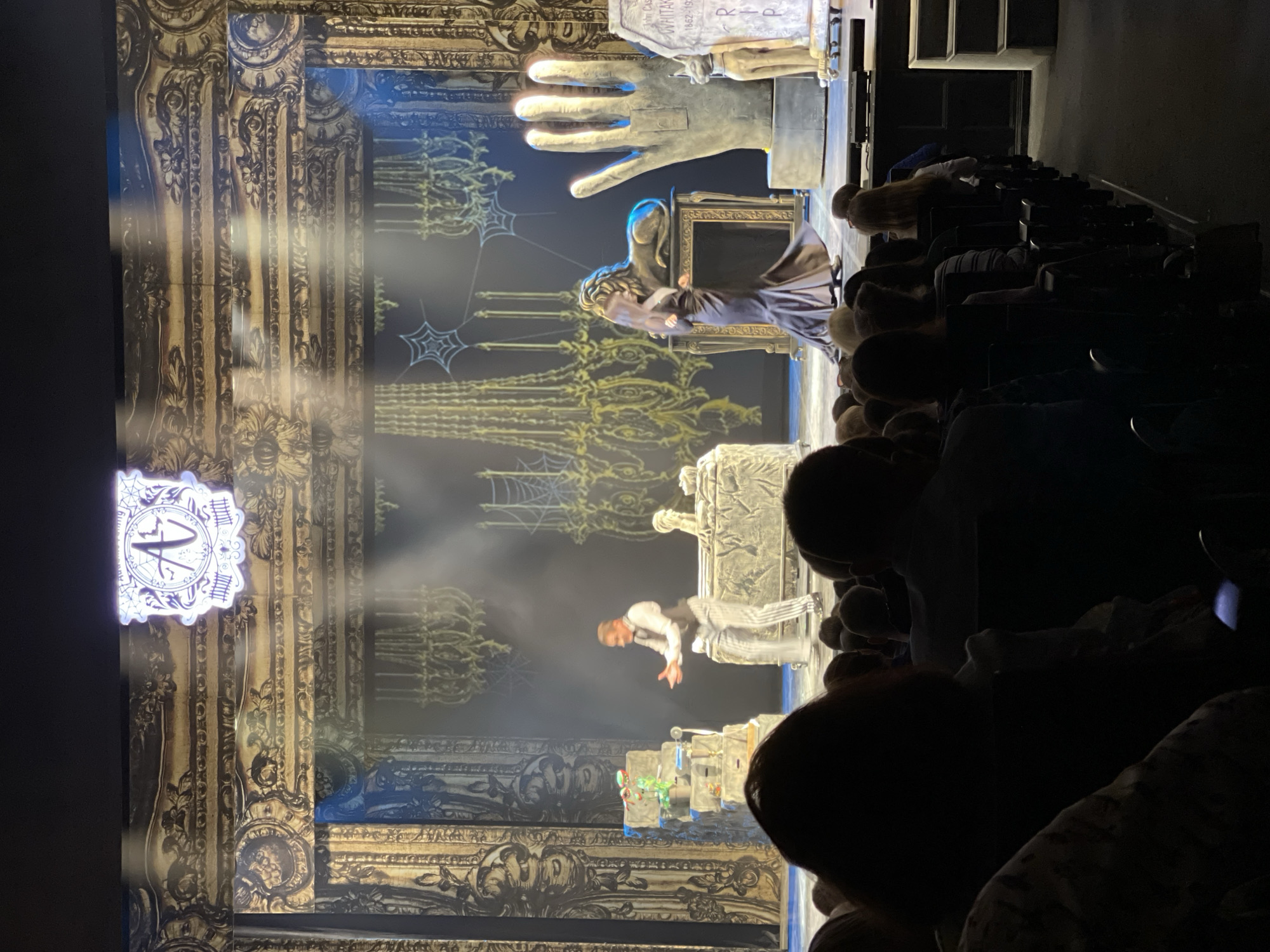 Addams Family theatrical performance captured at Kaliningrad Regional Musical Theater
