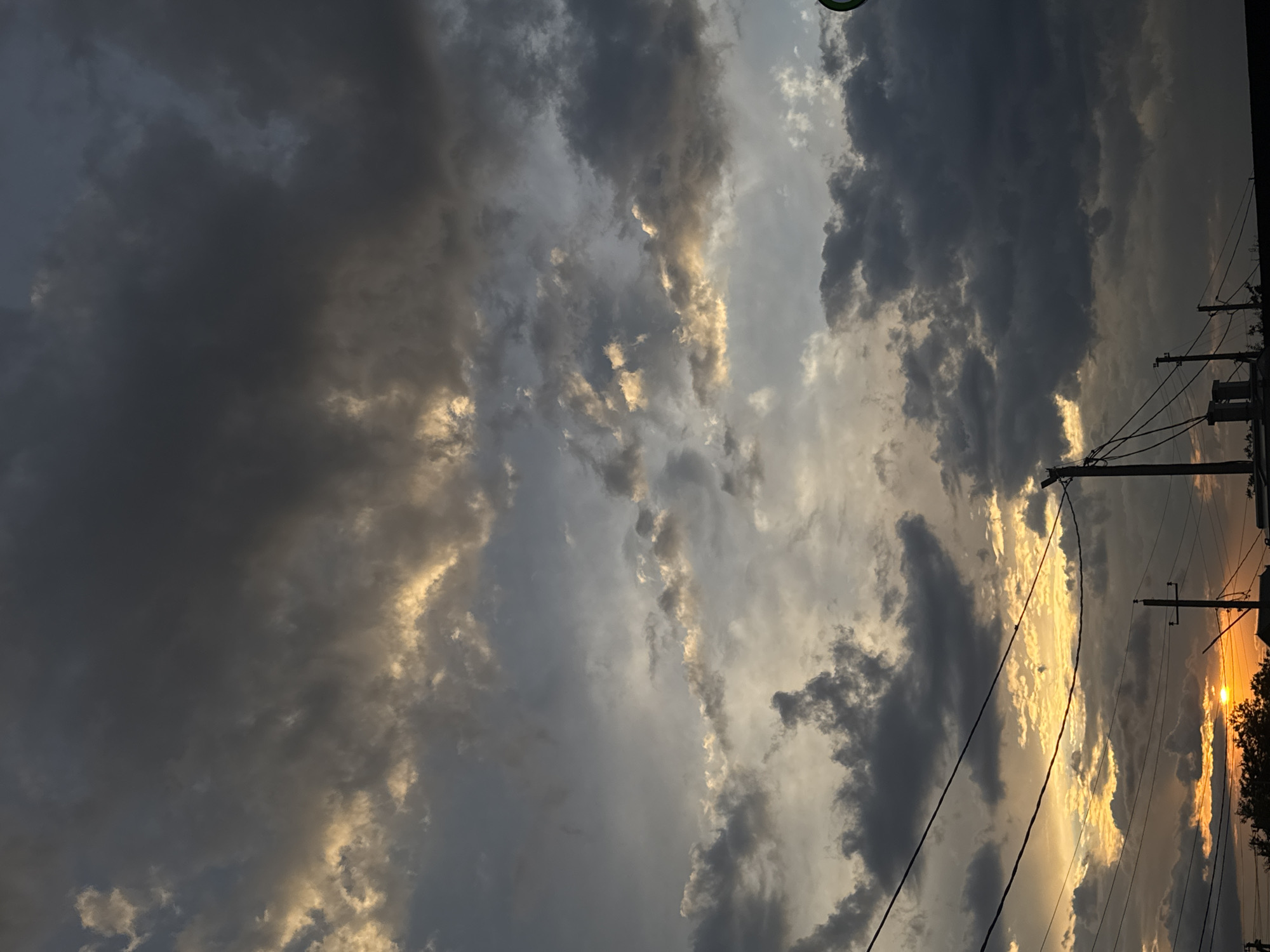 Snapshot of an ordinary evening in Mikhaylovsk, Russia