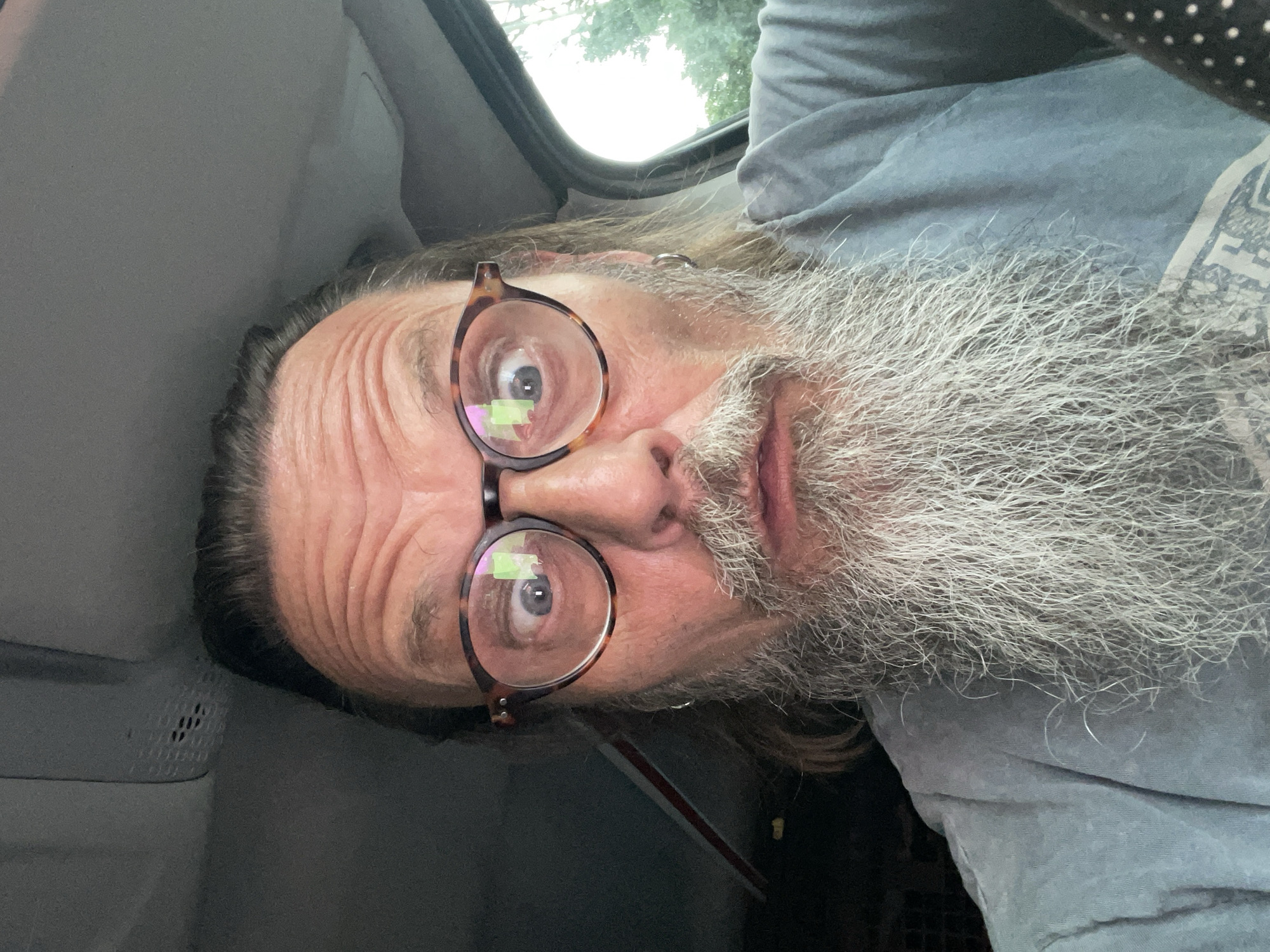 Selfie inside a vehicle, Netanya