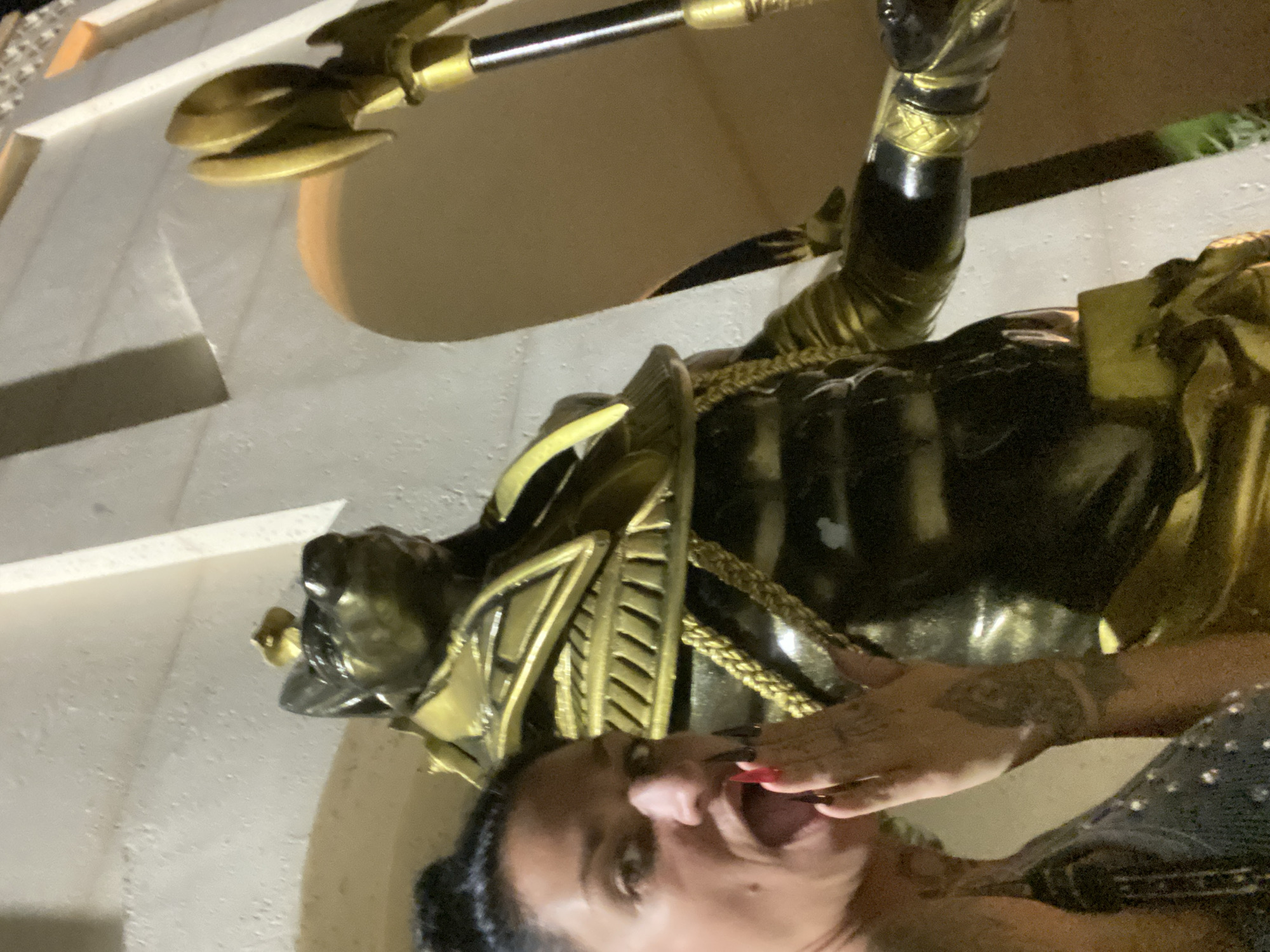 Tourists visit Egyptian-themed attraction in Mũi Né, Vietnam