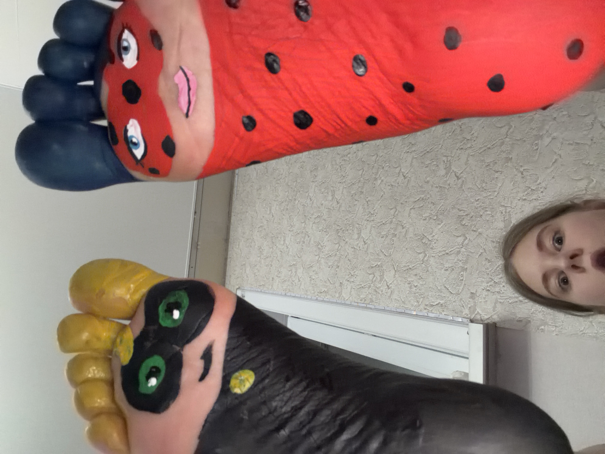 Woman in Perm Creates Miraculous Ladybug Character Body Art
