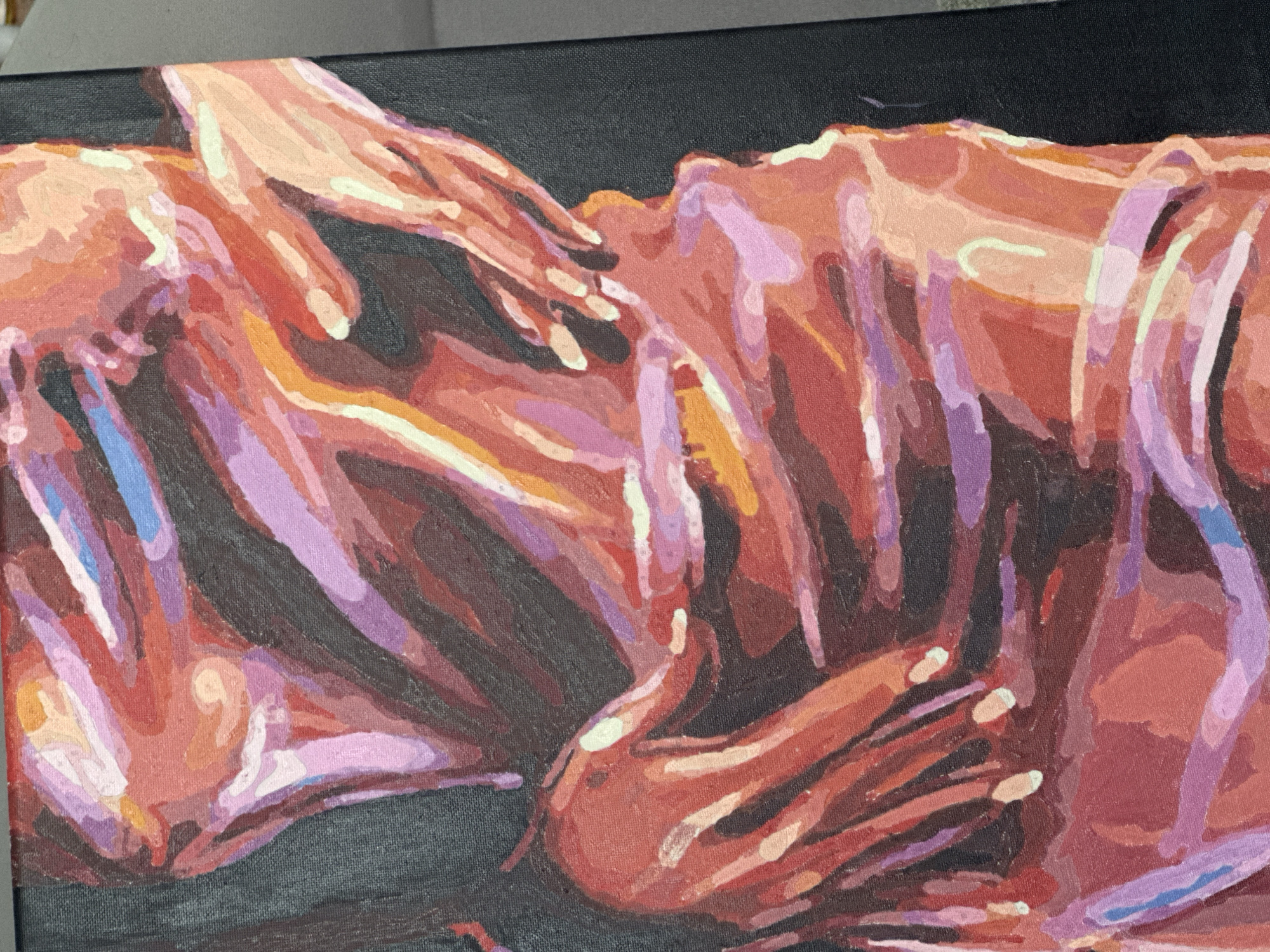 Bound figure paintings documented in Russian art space