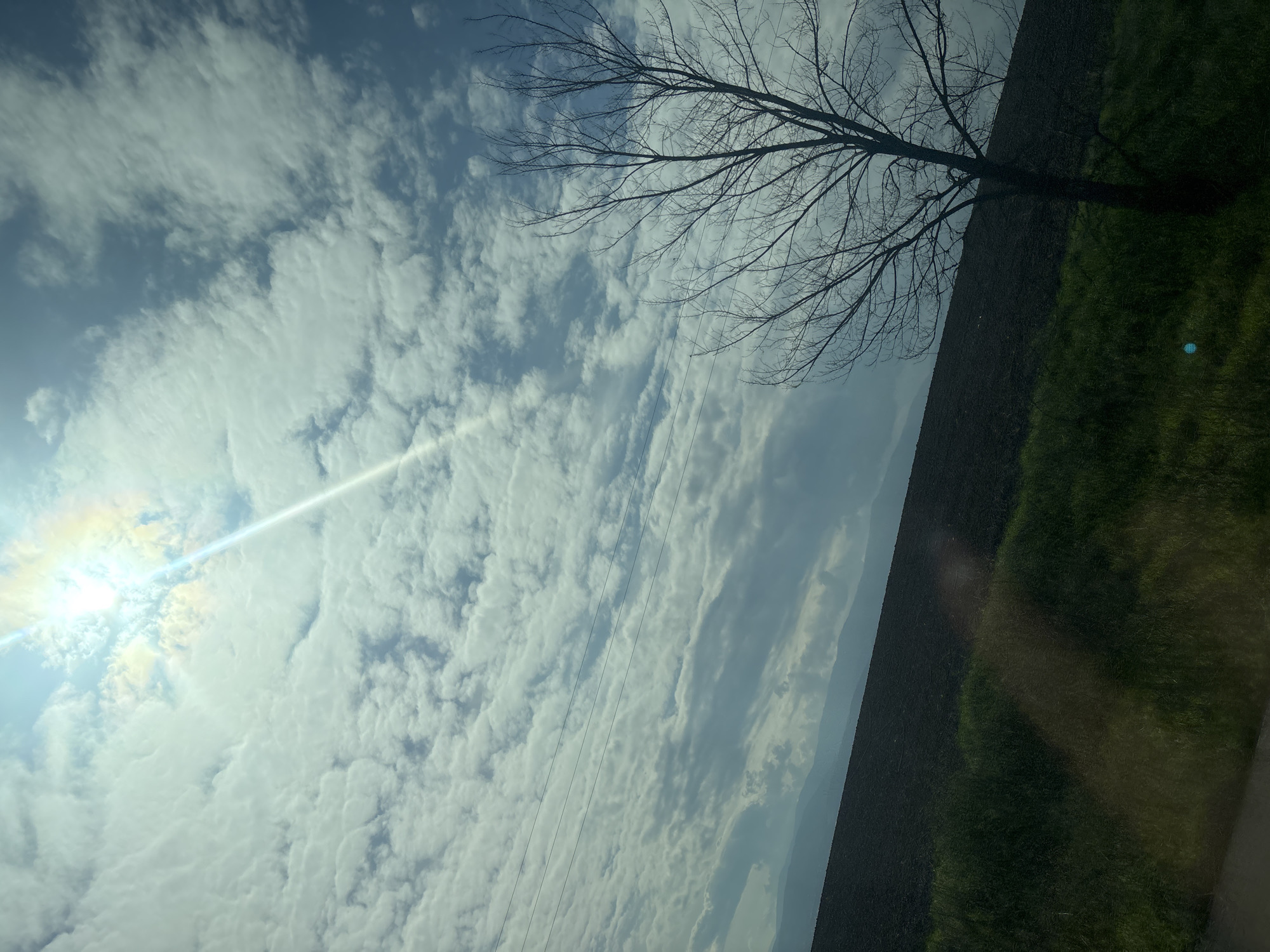 Rural landscape photographed in Kadievo, Bulgaria showing sunny skies