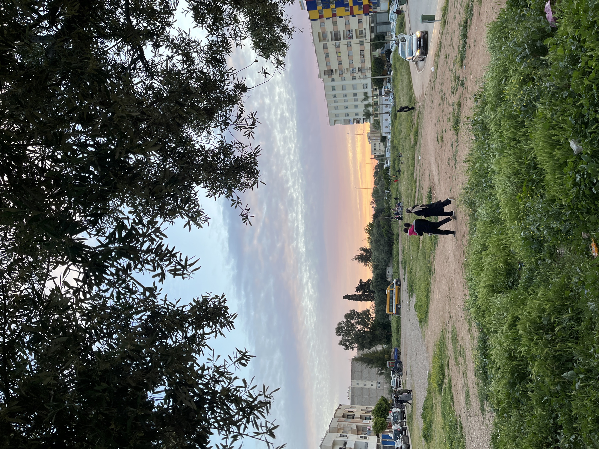 Evening sky conditions documented across Fez, Morocco