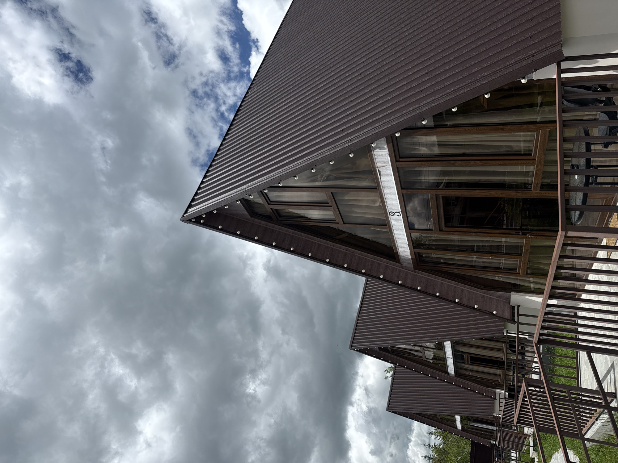 A-frame vacation homes documented in Stepanavan, Armenia