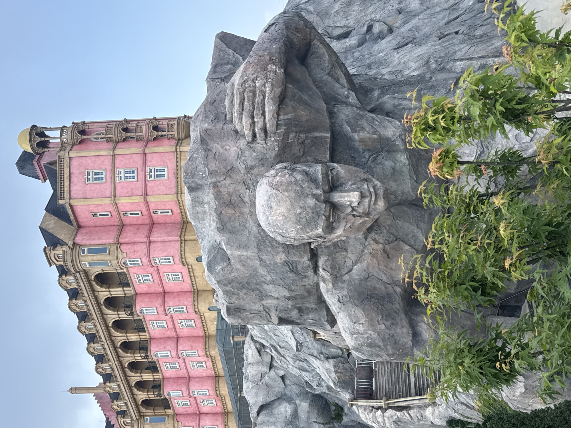Tourist documents Ba Na Hills medieval attractions in Vietnam