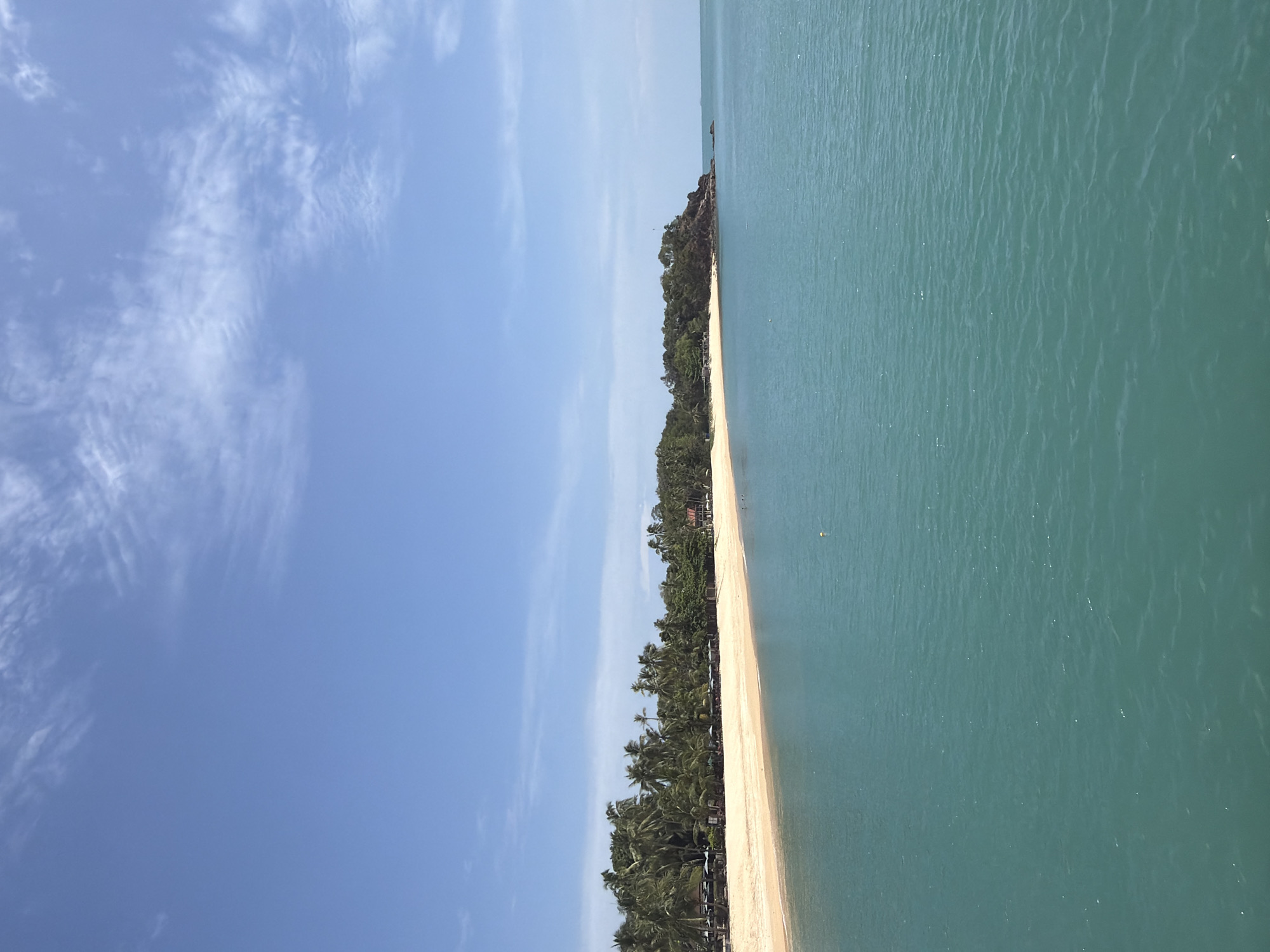 Peaceful morning beach scenes documented at Baan Tai, Thailand