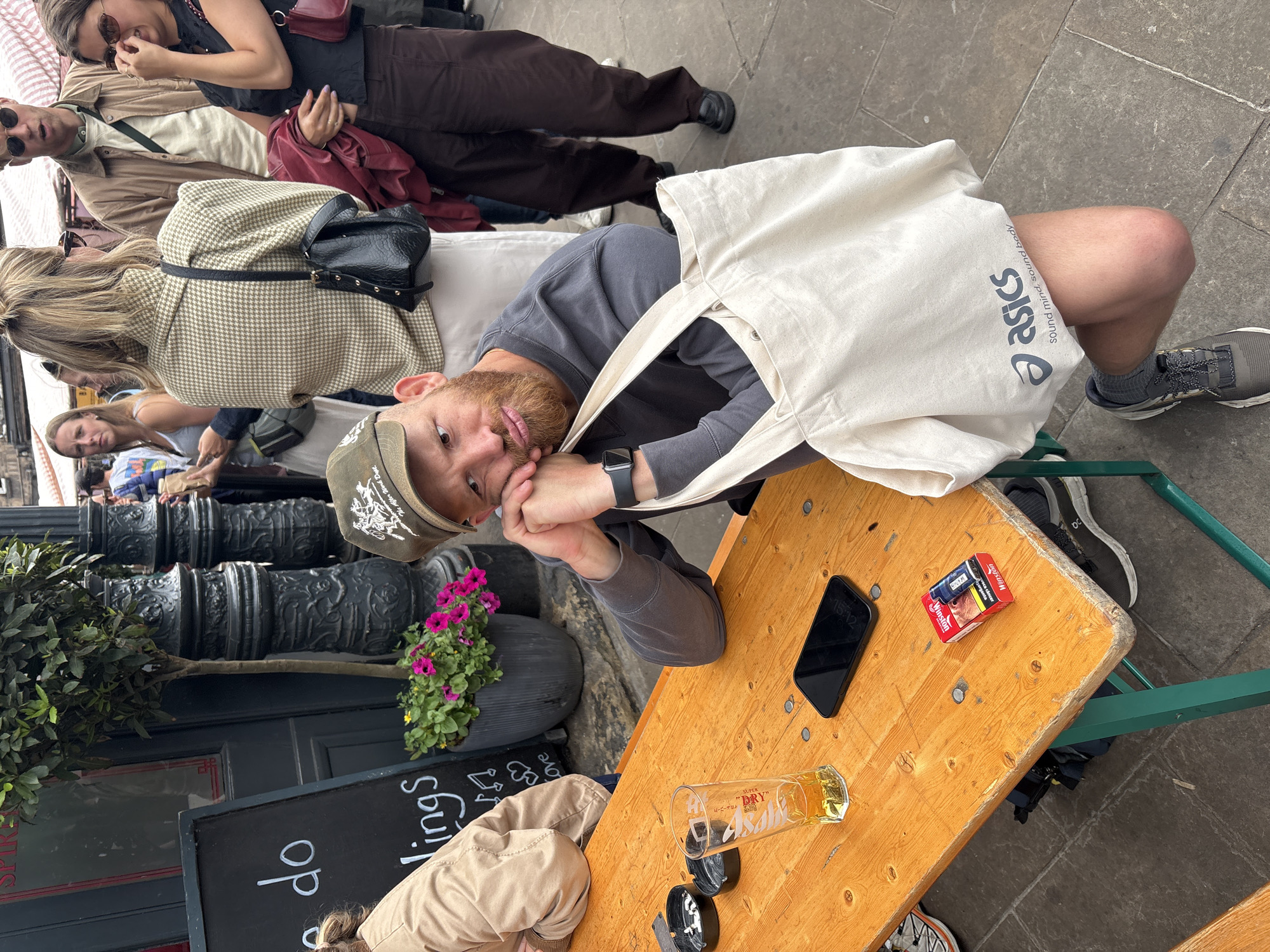 London weekend social media posts capture outdoor dining scenes