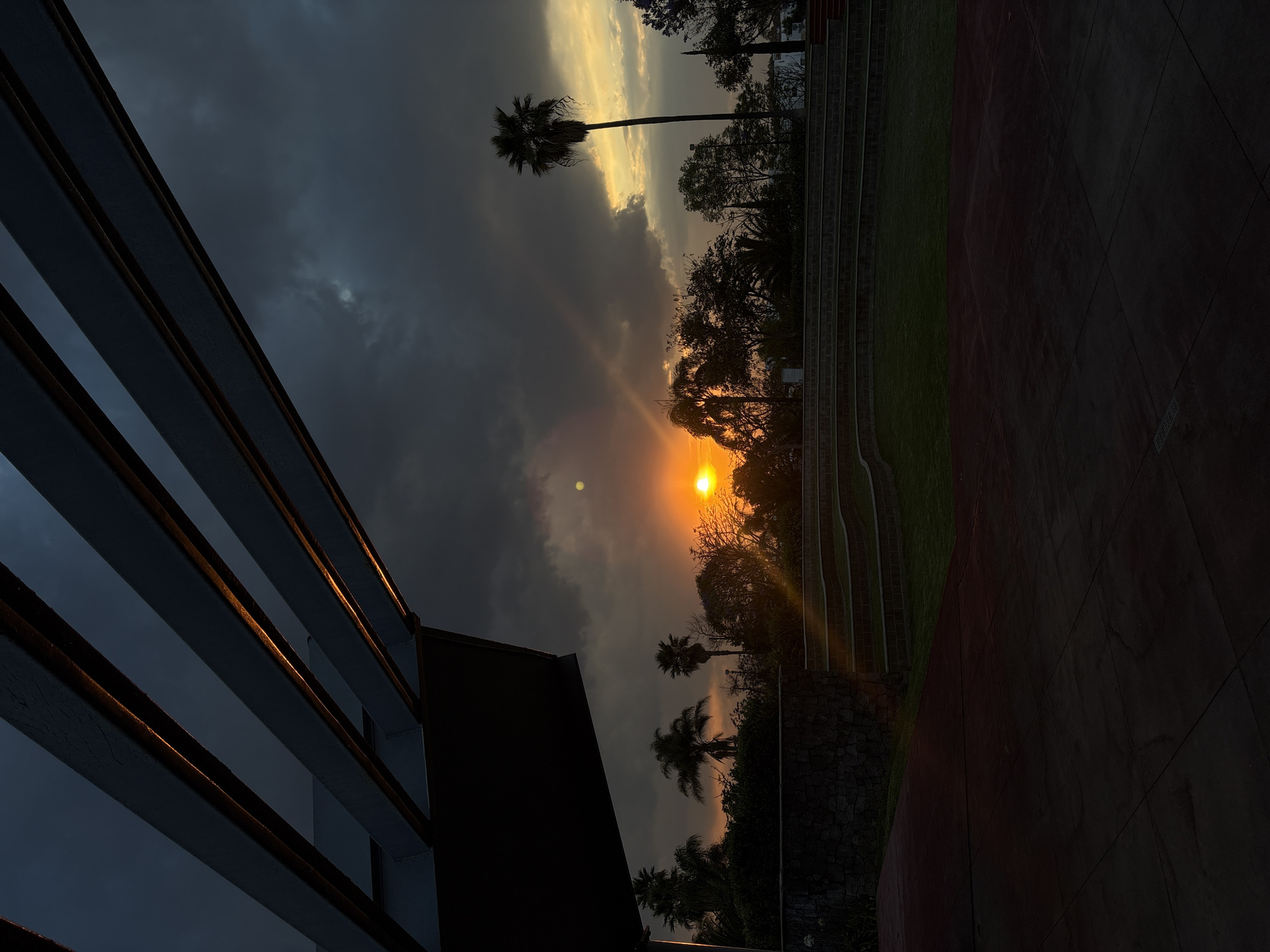 Evening sunset and local moments captured in Mexican town