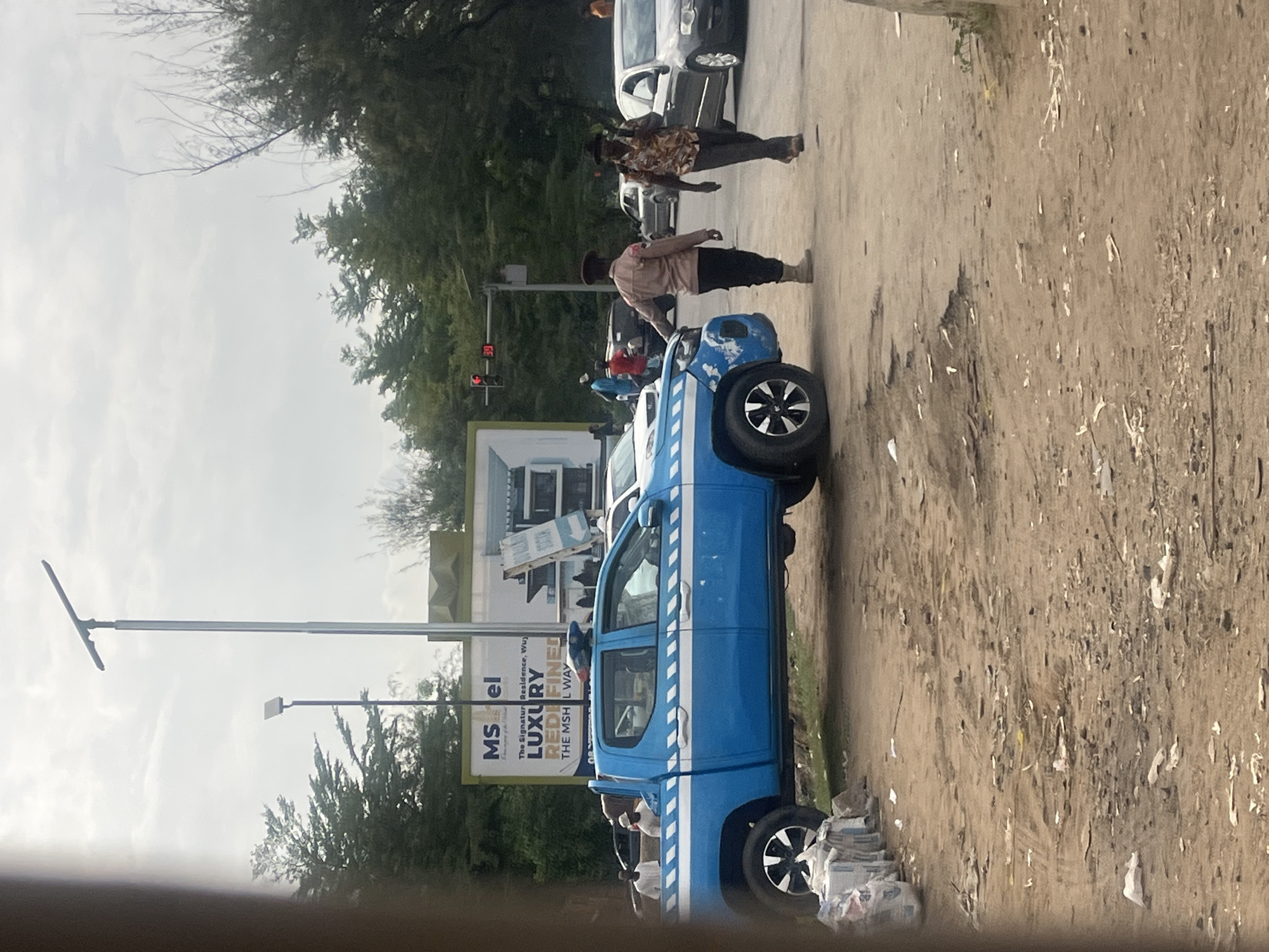 Morning road activity documented in Karum, Karmajiji Nigeria