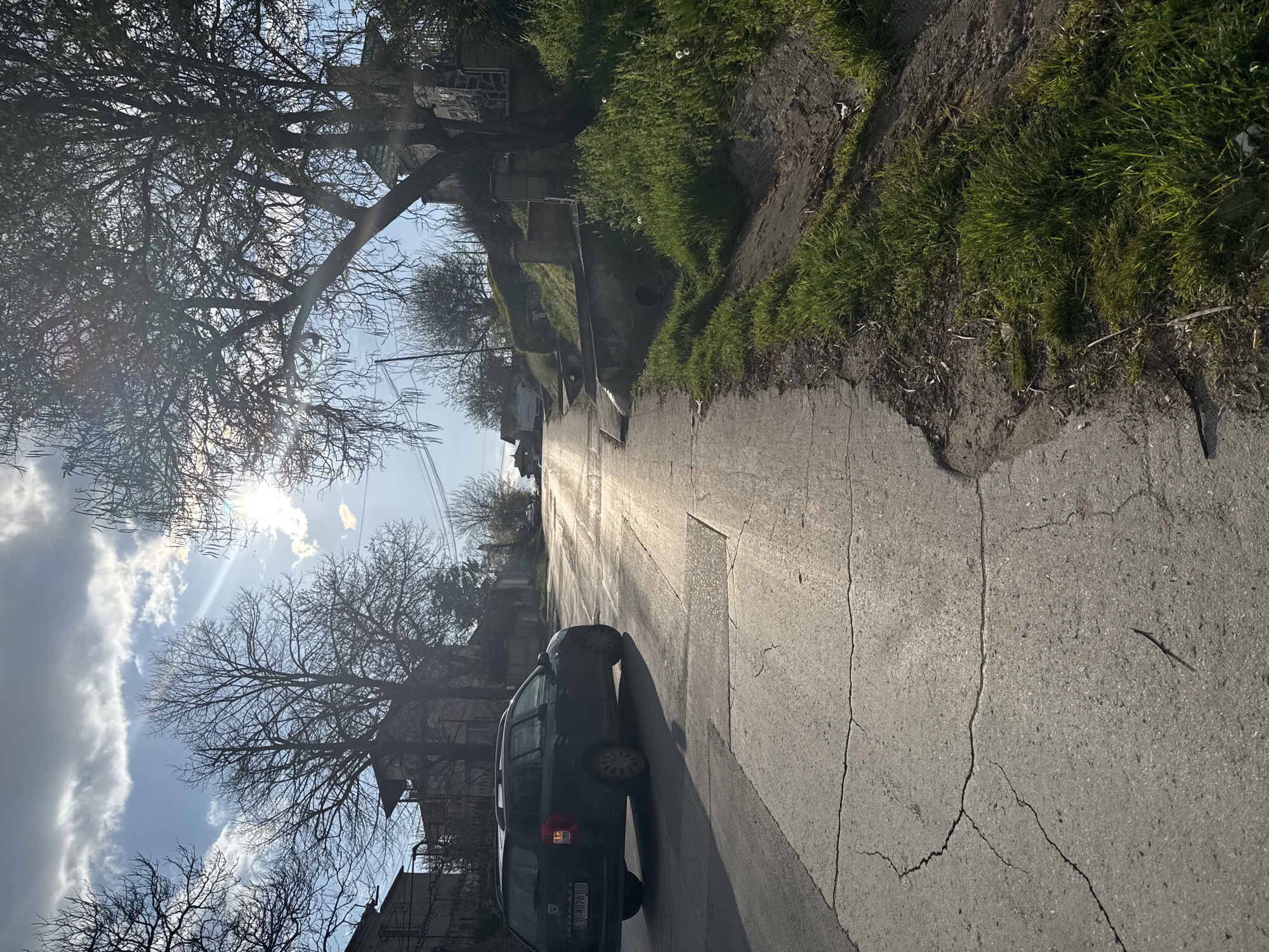 Residential street documented in Topoli, Bulgaria