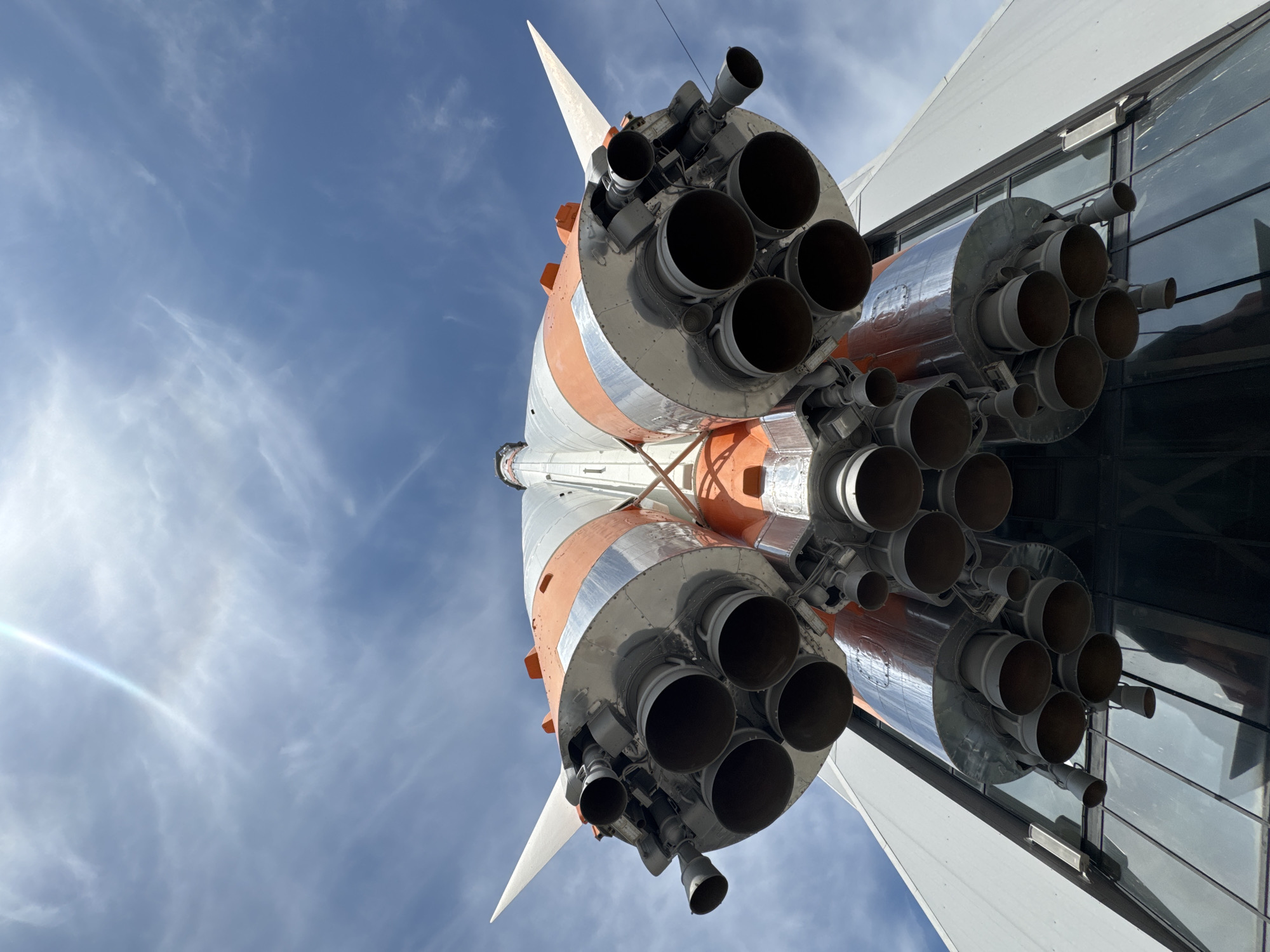 Soyuz rocket on display at Samara Space Museum