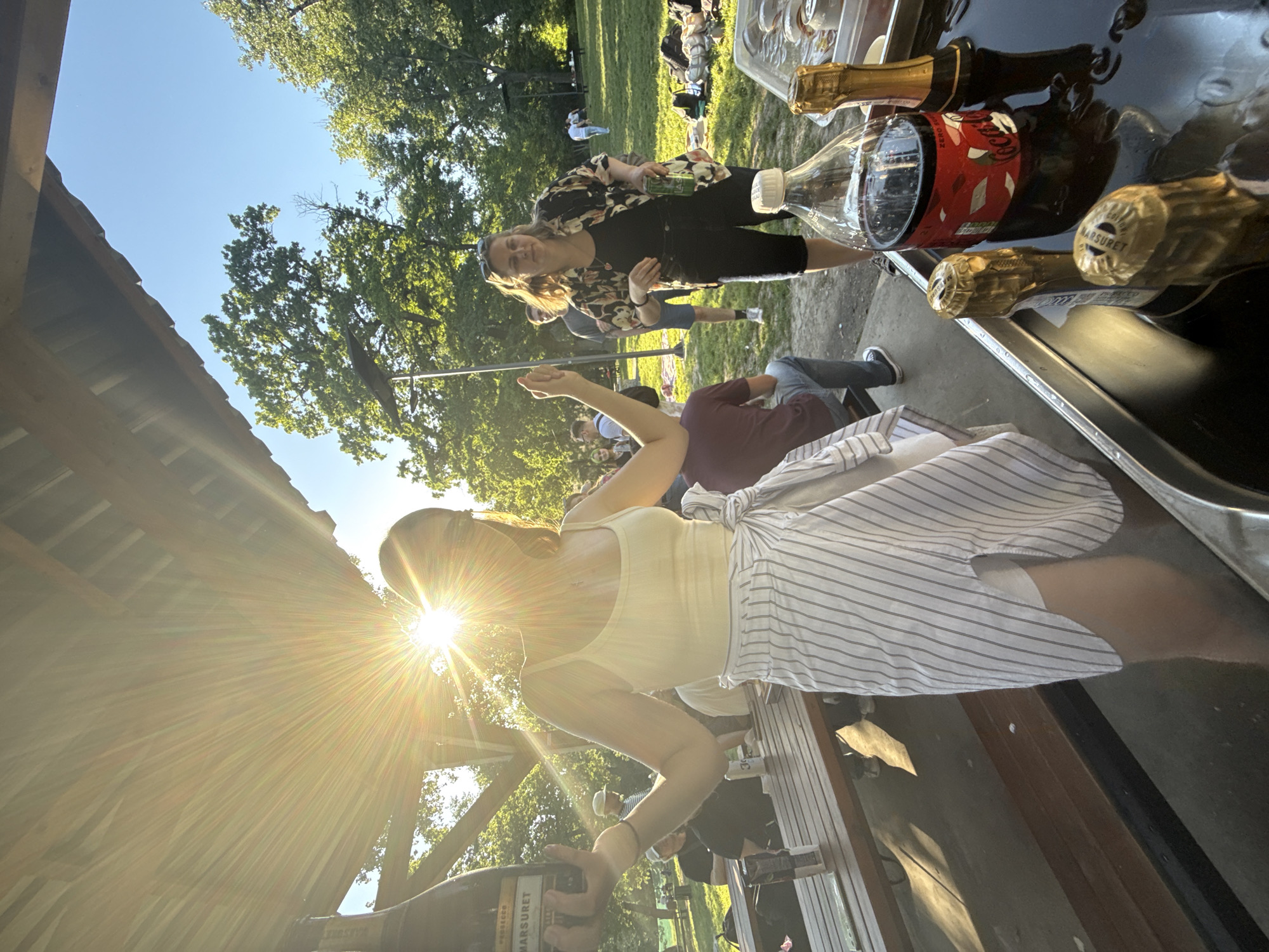 Young adults gather for casual park meetup in Serbia