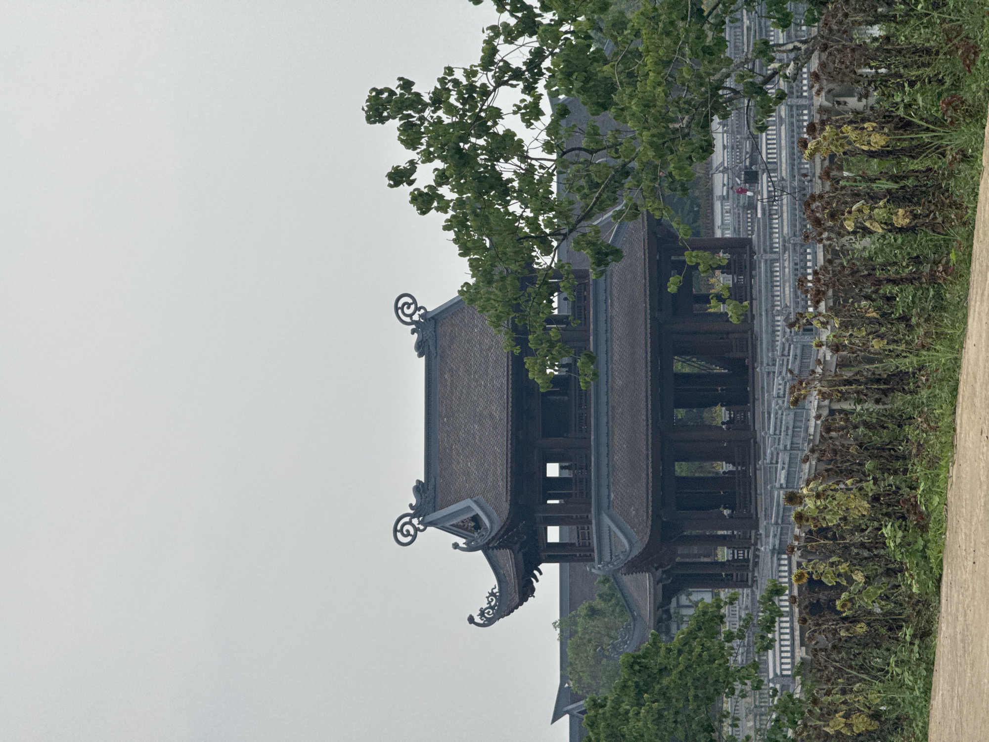 Tourists explore traditional Vietnamese temples in Tây Hoa Lư Ward