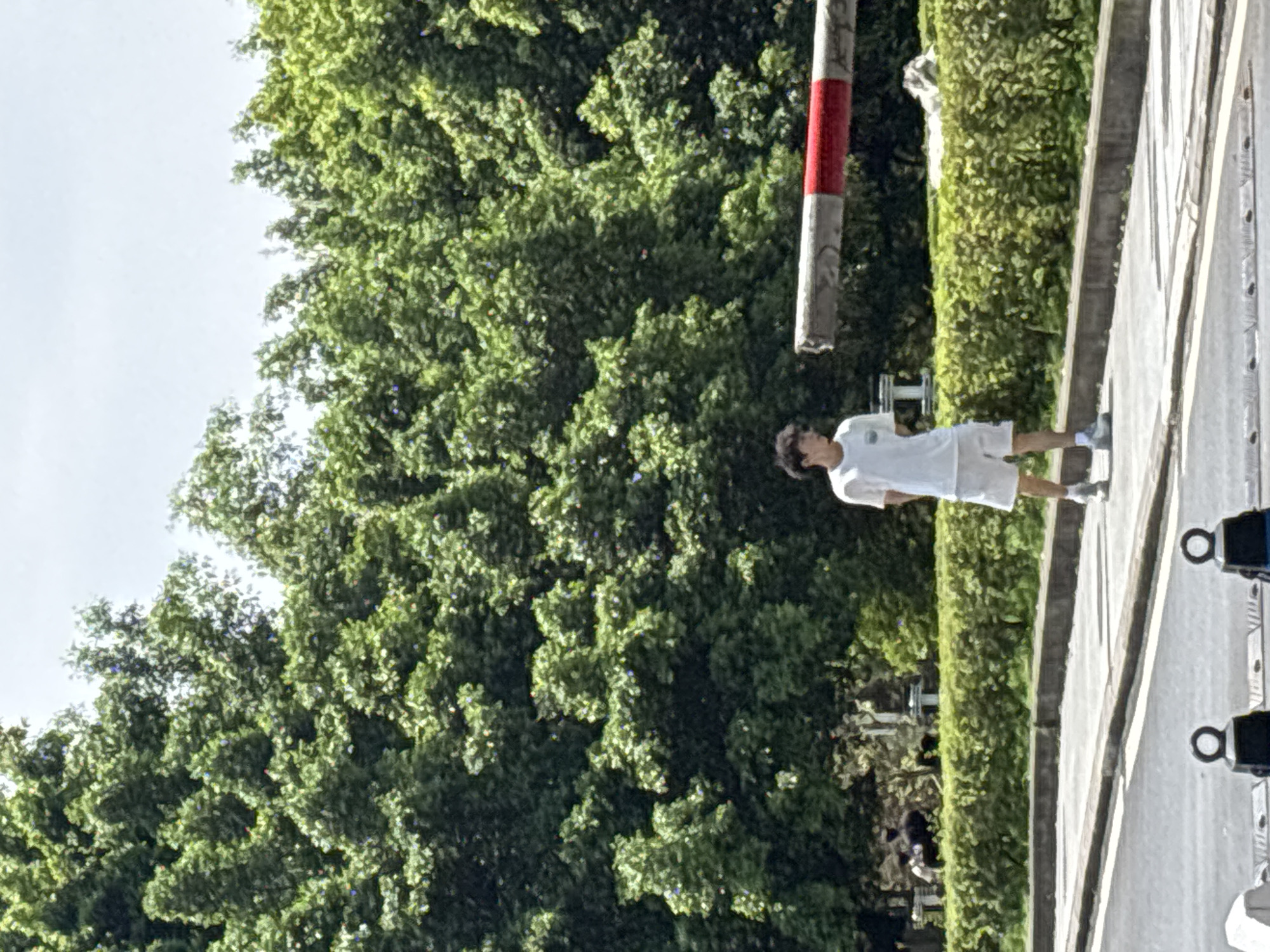 Morning campus scene captured in Nan'an District, China