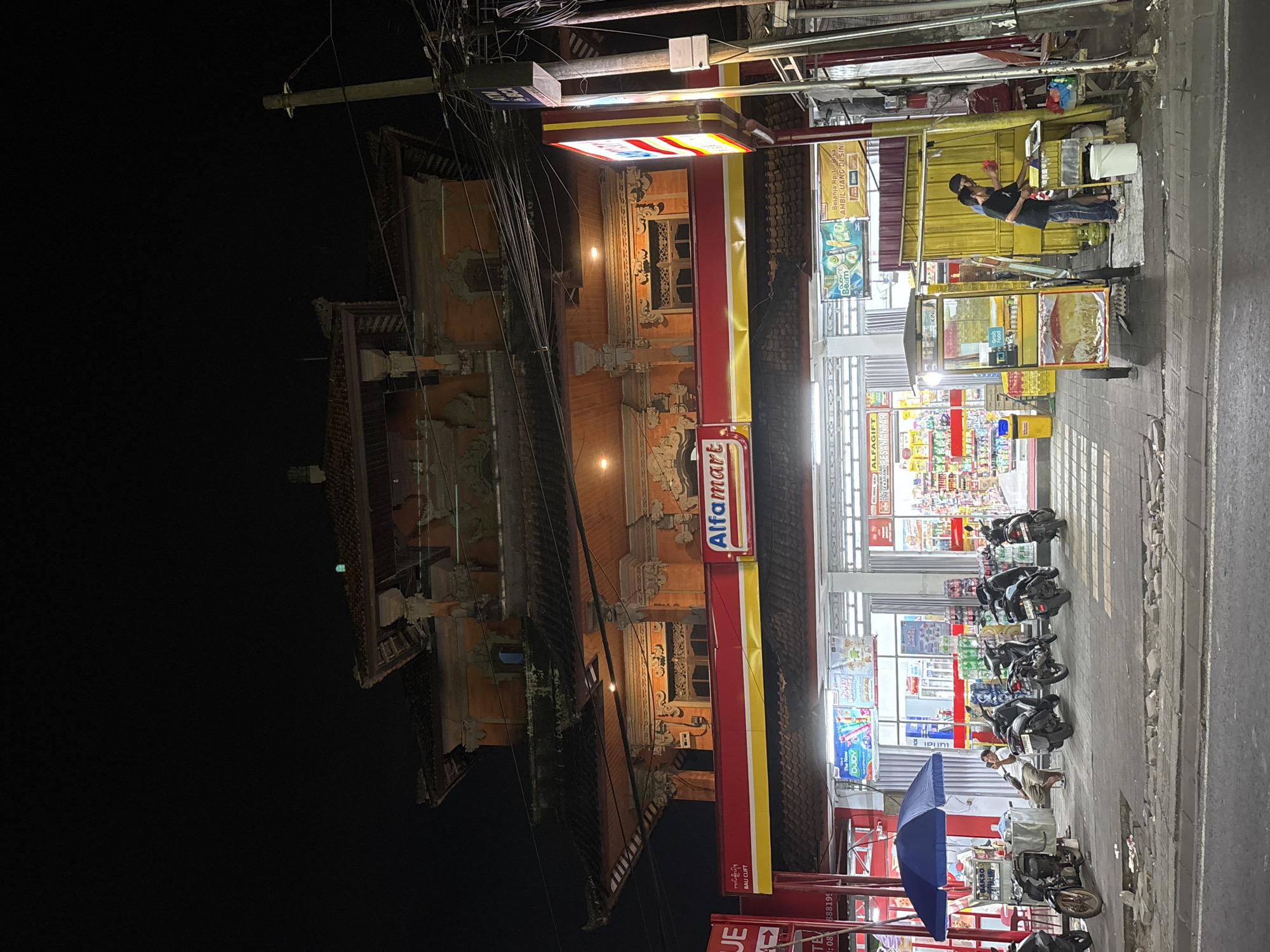 Commercial activity observed in Ungasan Indonesia convenience stores