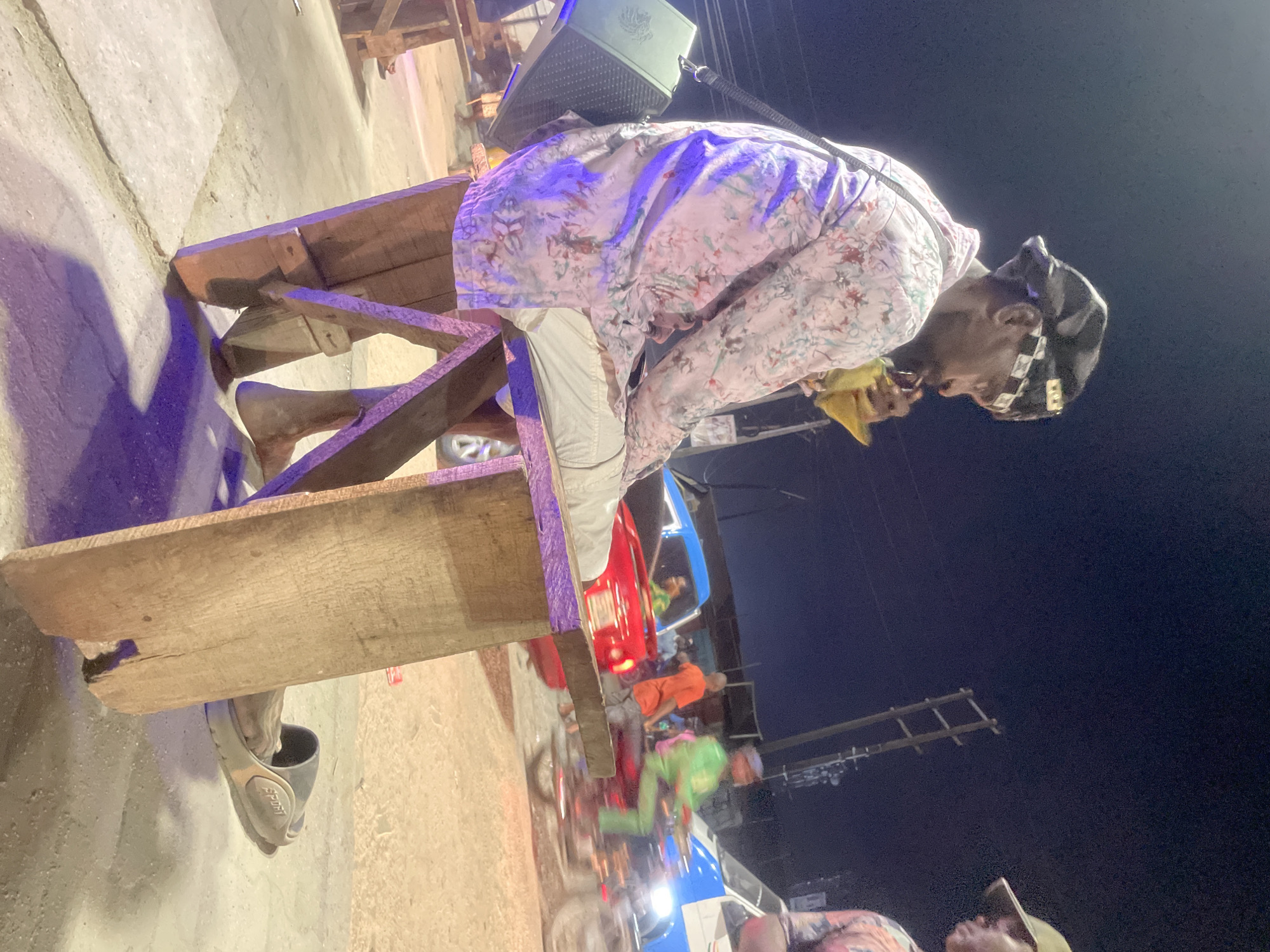 Oodua People's Congress signage spotted in Lagos at night