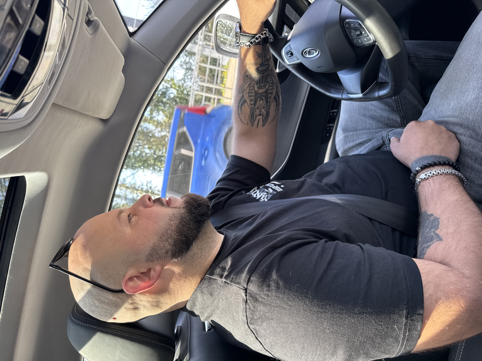 Driver observed in vehicle in Sochi, Russia
