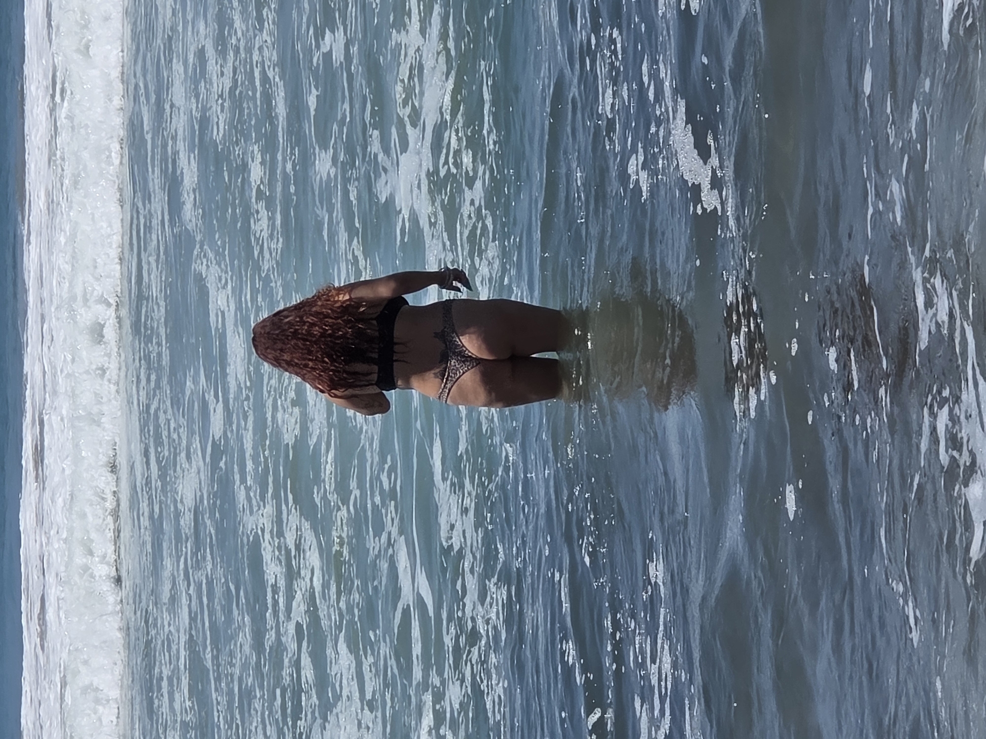 Busy summer afternoon at San Clemente State Beach