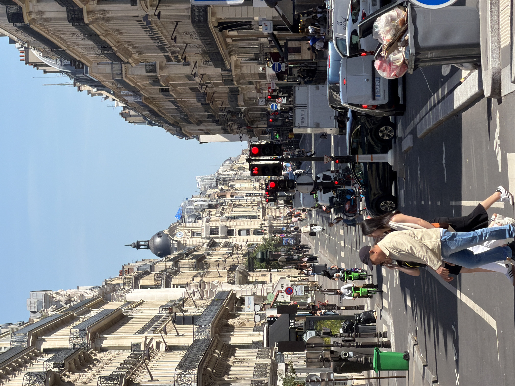 Witness documents Paris street walk ending at chocolate shop