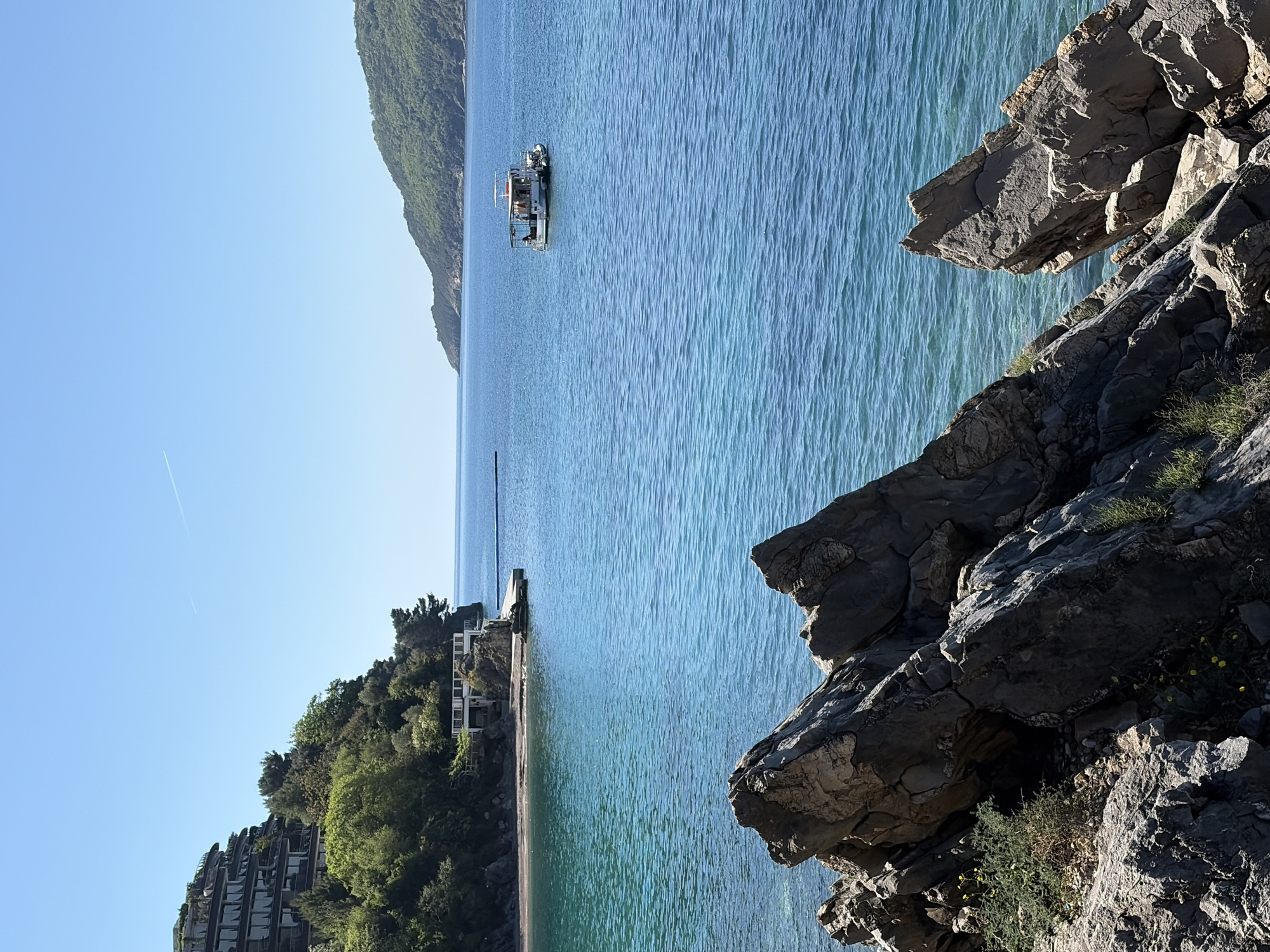 Morning beach scenes documented along Budva's Adriatic coast