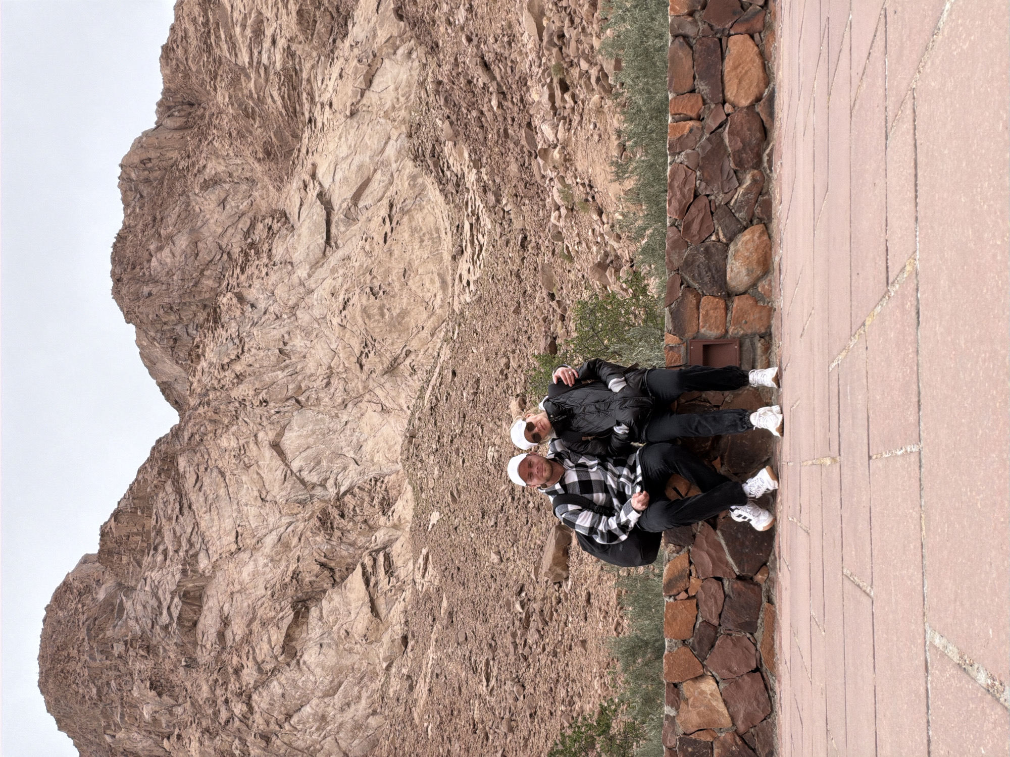 Tourists explore Saint Catherine's Monastery in Egypt