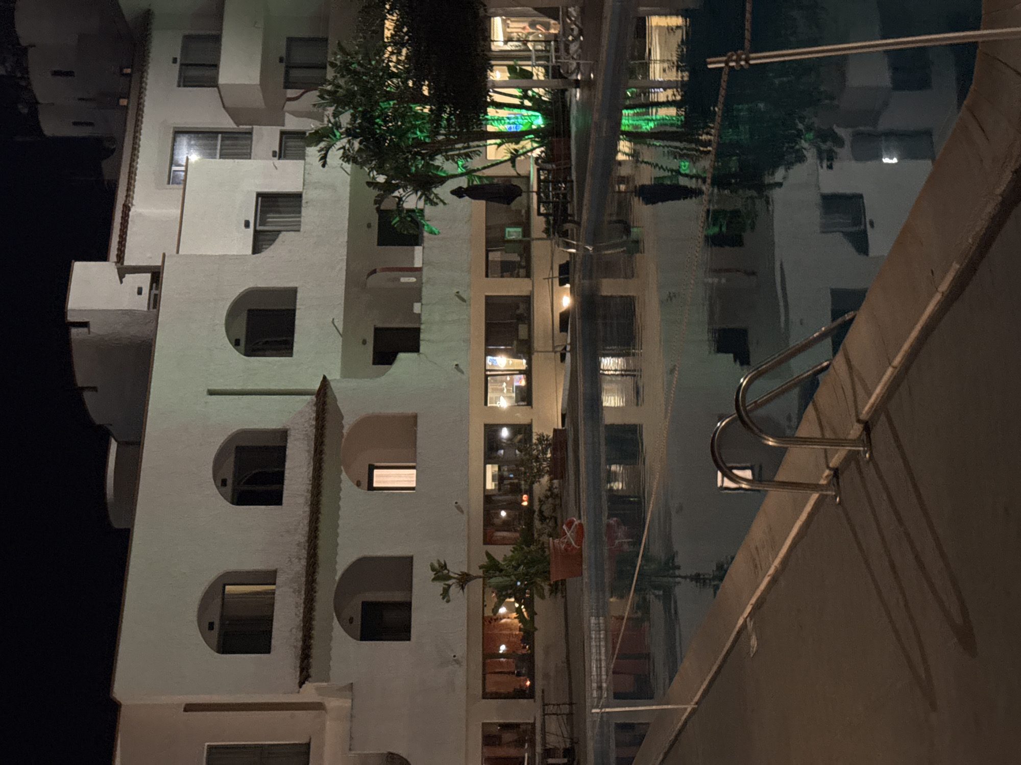 Nighttime resort stay documented in Isola delle Femmine, Italy
