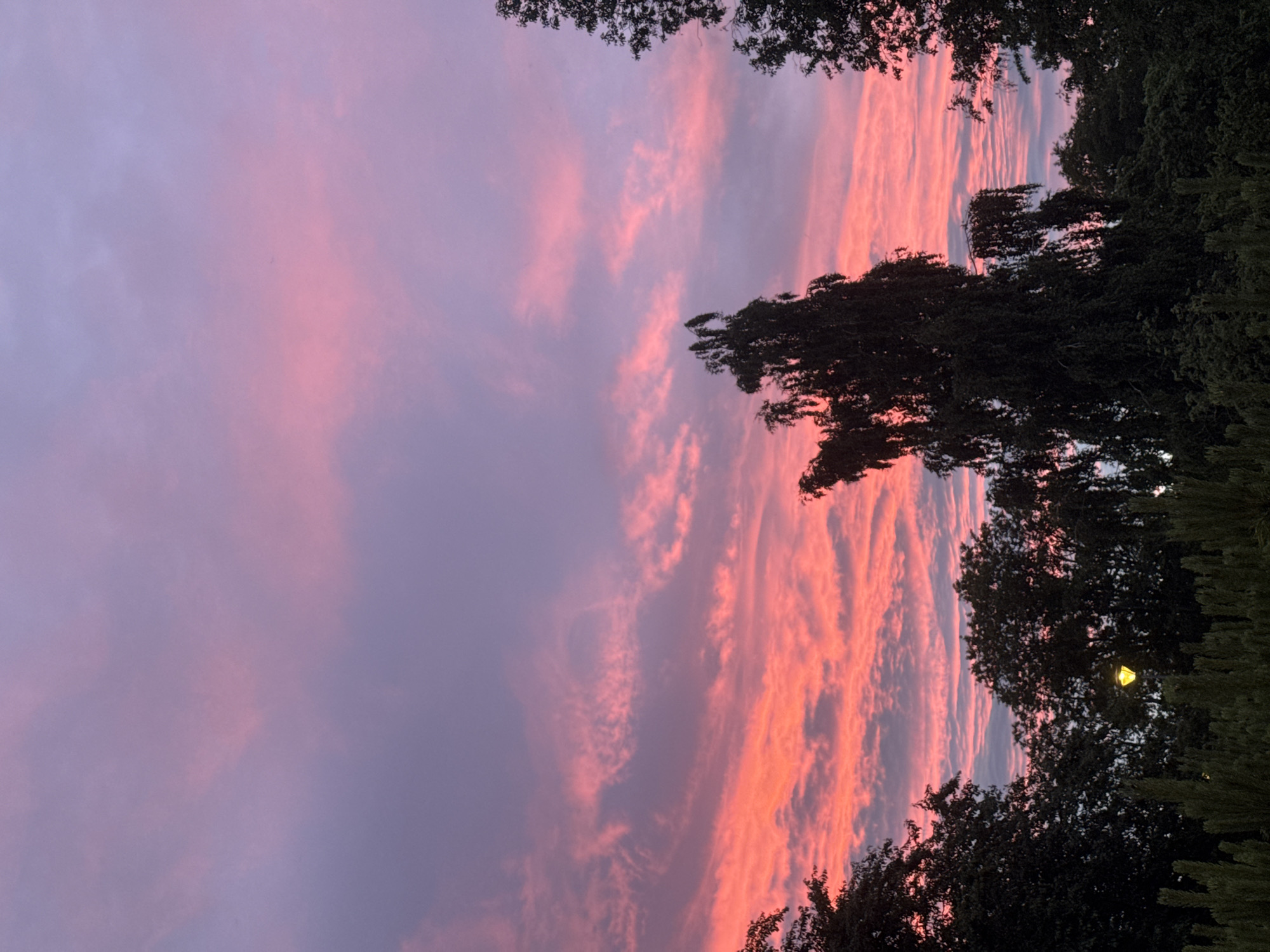 Vivid summer sunset over Carnikava, Latvia, captured from all angles