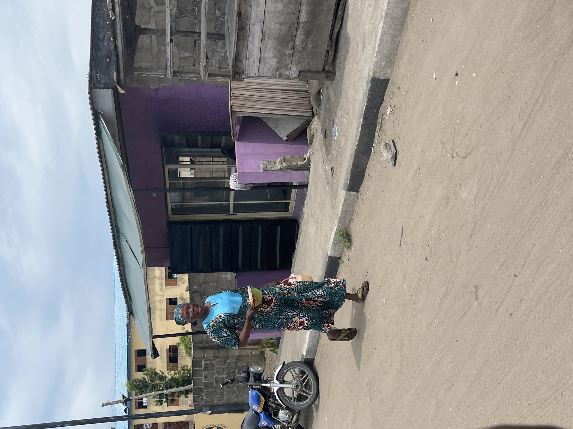 Morning street life documented in Badagry, Nigeria