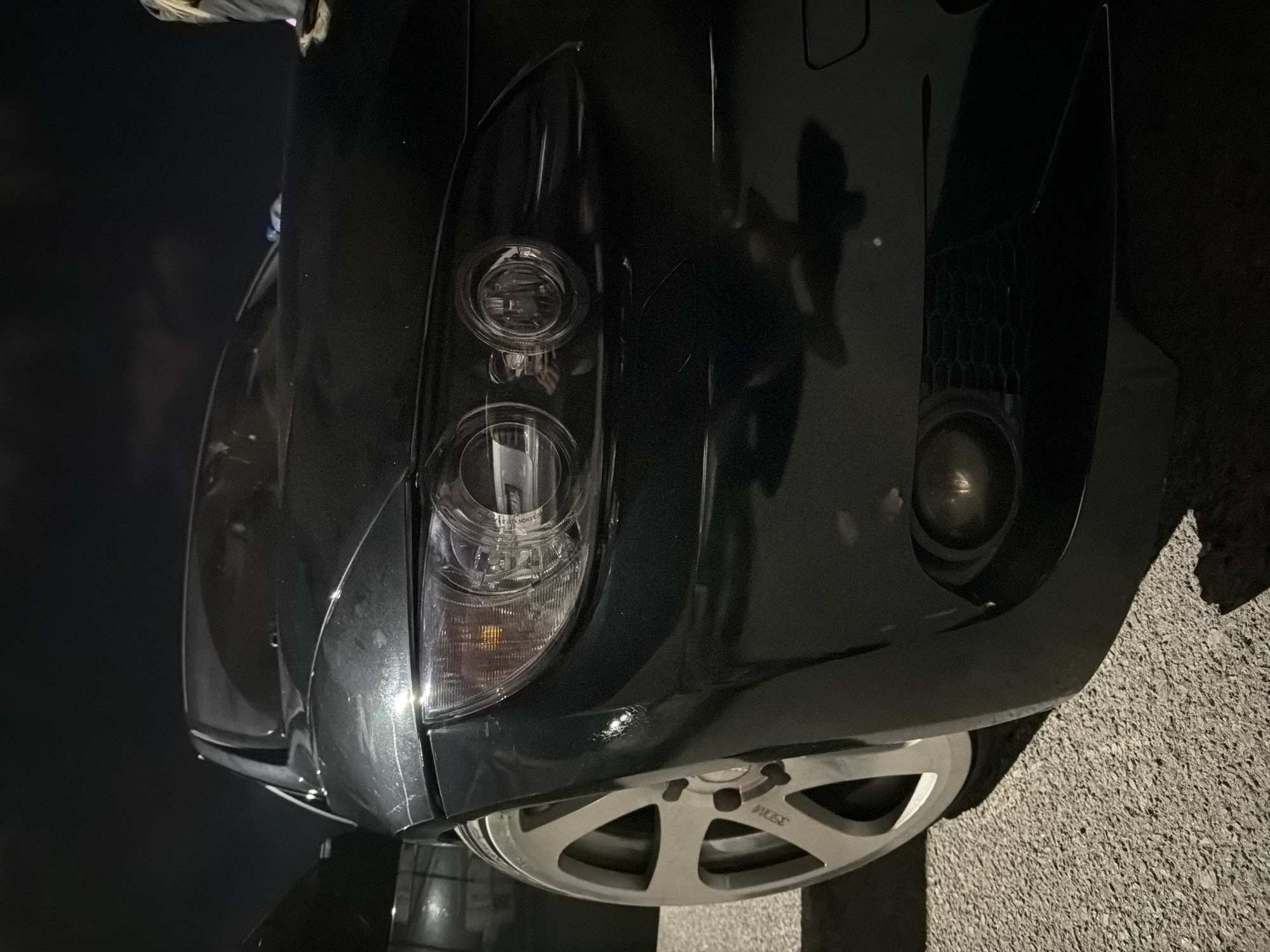 BMW convertible documented from multiple angles in Sofia evening