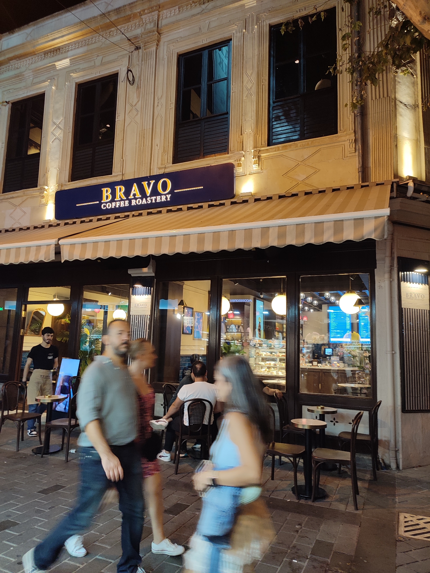 Kadıköy's pedestrian strip buzzing on a summer night