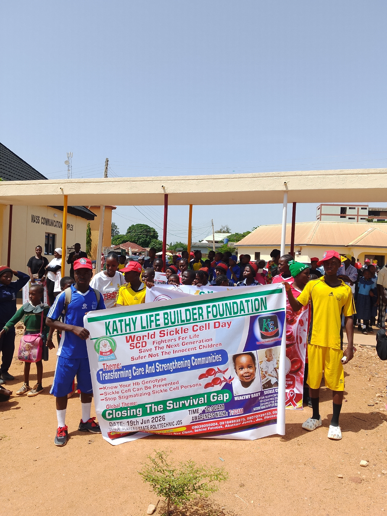 Sickle cell awareness walk rolls through Jos on World Sickle Cell Day