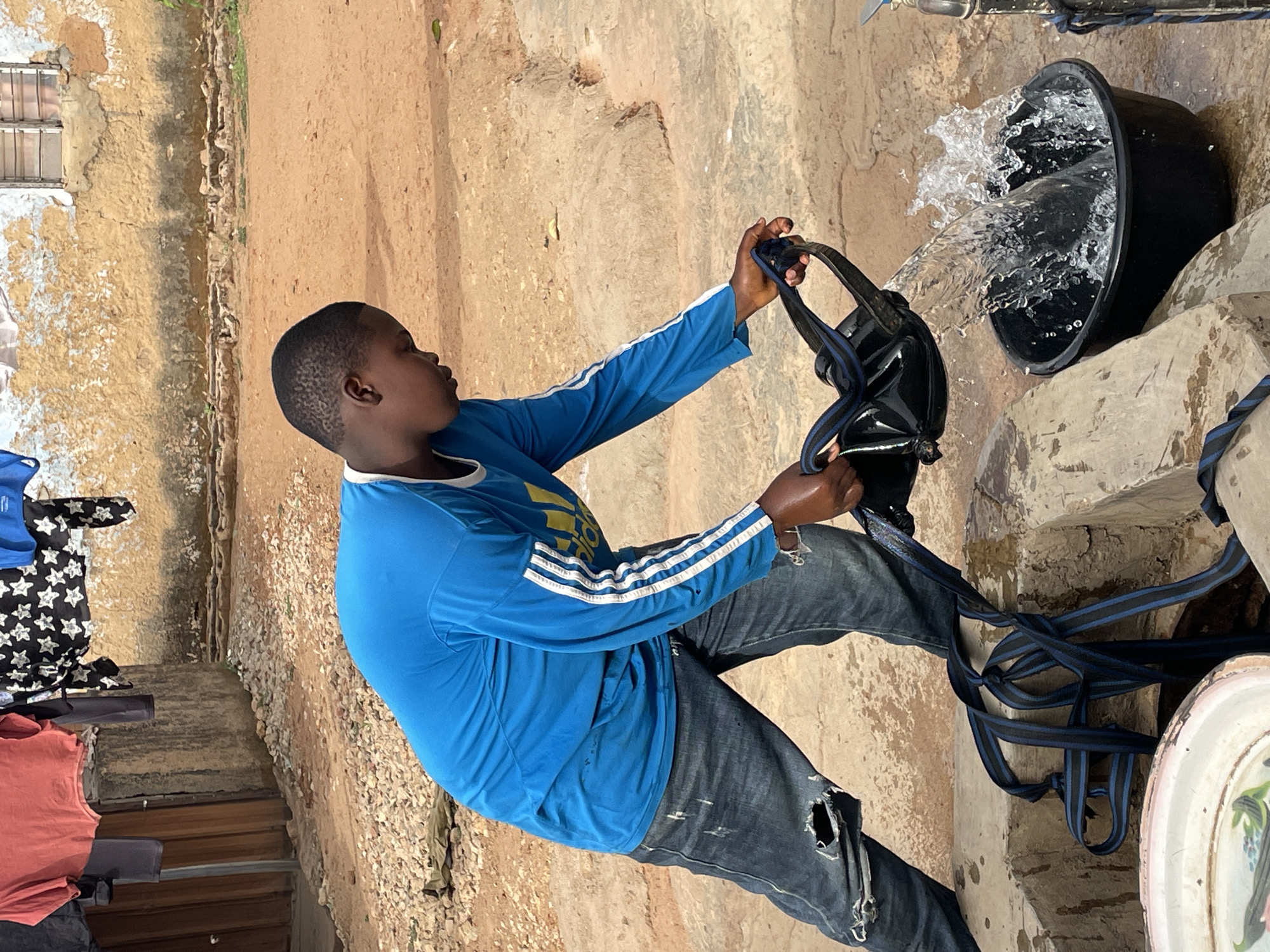 Morning street scenes captured in Jos, Nigeria