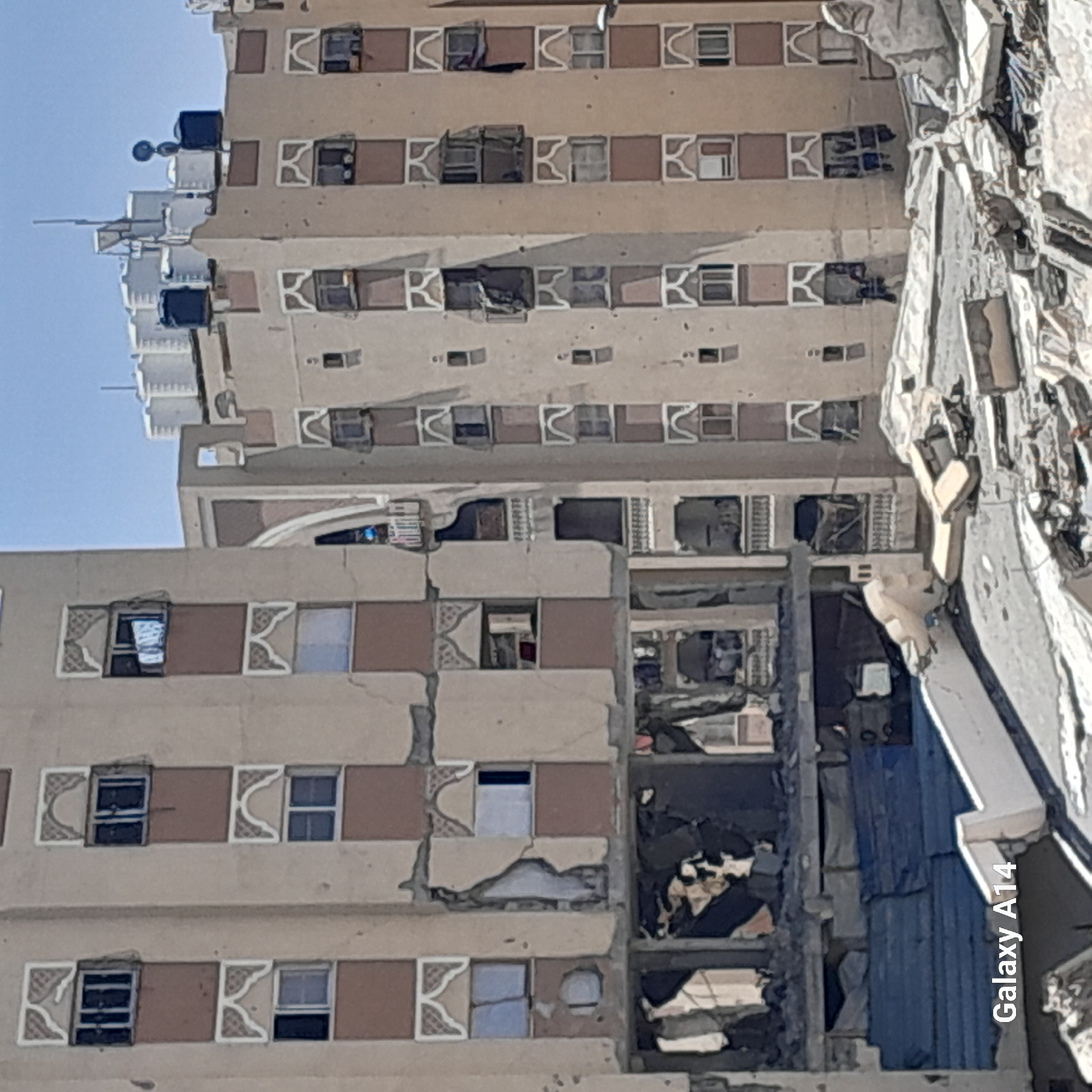 Extensive building damage documented in Khan Yunis, Palestinian Territories