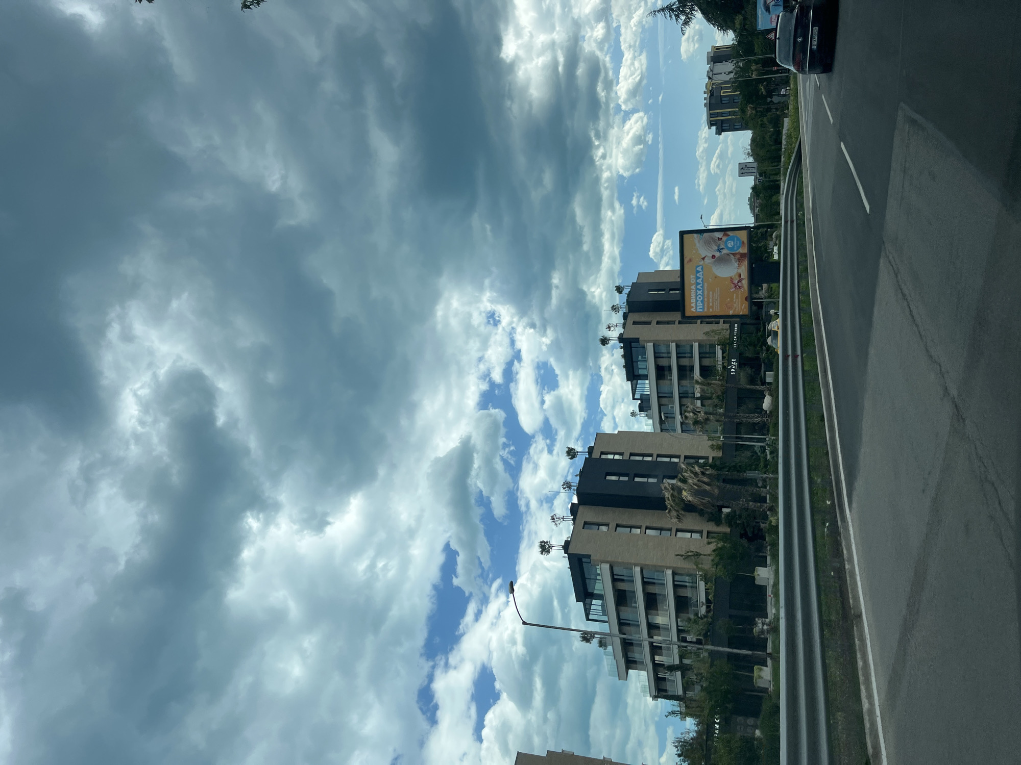 Luxury cars spotted parked near modern buildings in Varna
