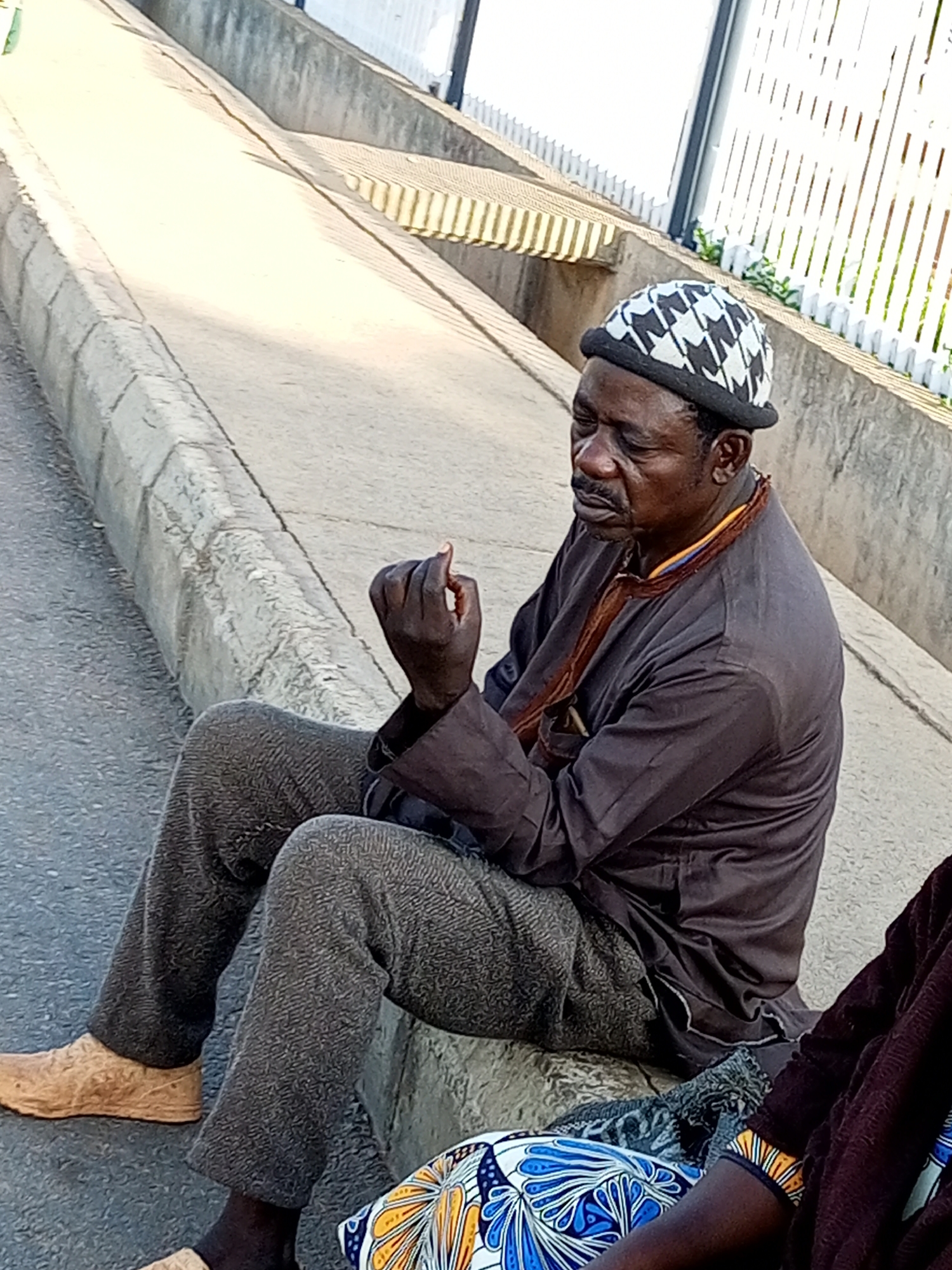 Morning foot traffic across three Nigerian towns at dawn
