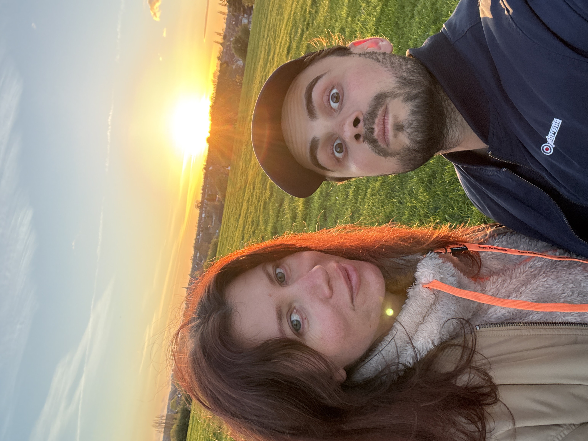 Sunset photography captured in Coventry fields Sunday evening