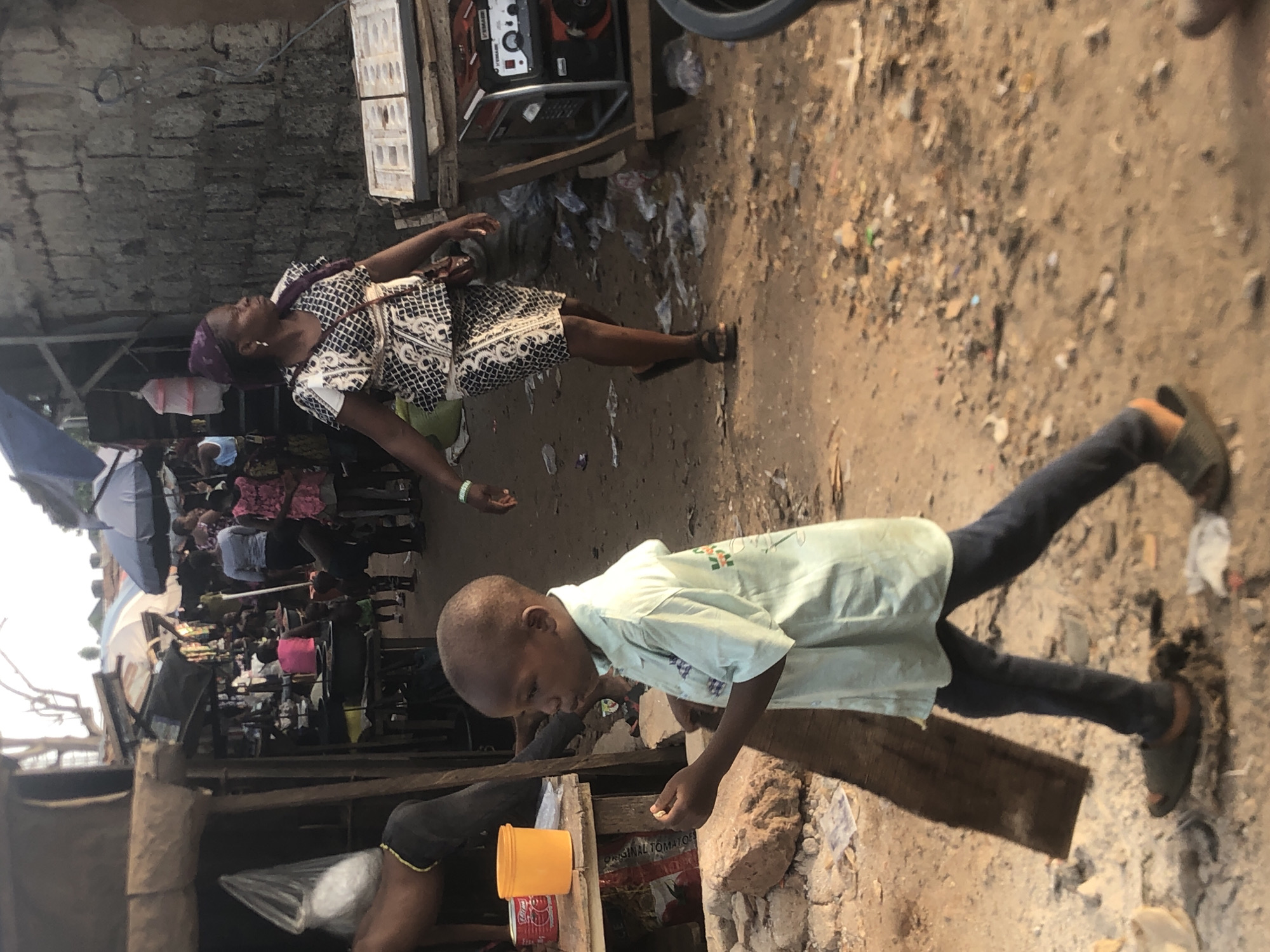 Daily street life documented across Nigerian market towns